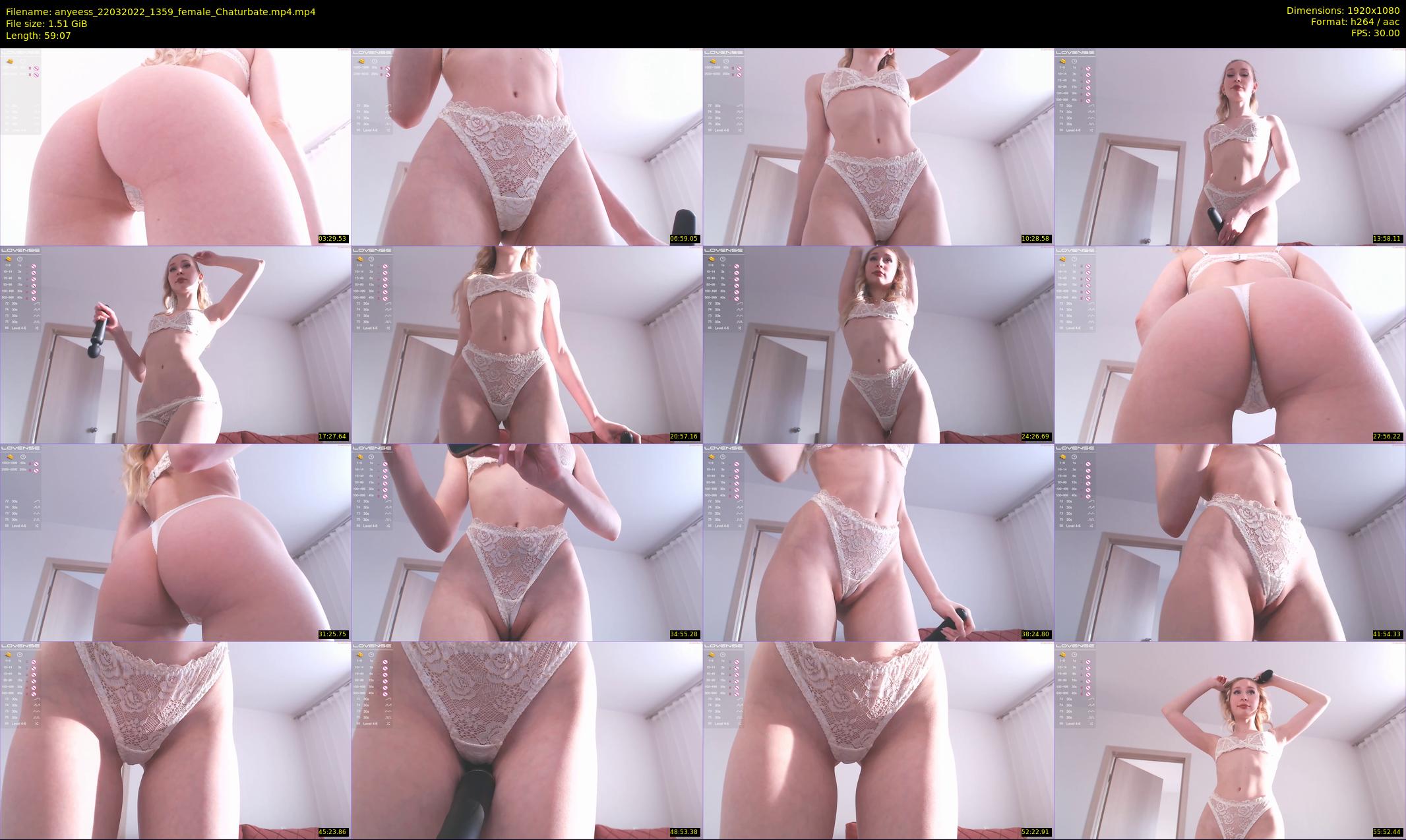 anyeess — 60 minute Chaturbate female cam show recording, 1080p, Mar 22, 2022