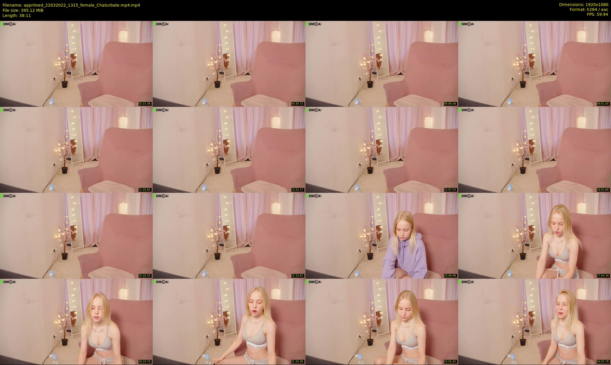 appr0ved — 39 minute Chaturbate female cam show recording, 1080p, Mar 22, 2022