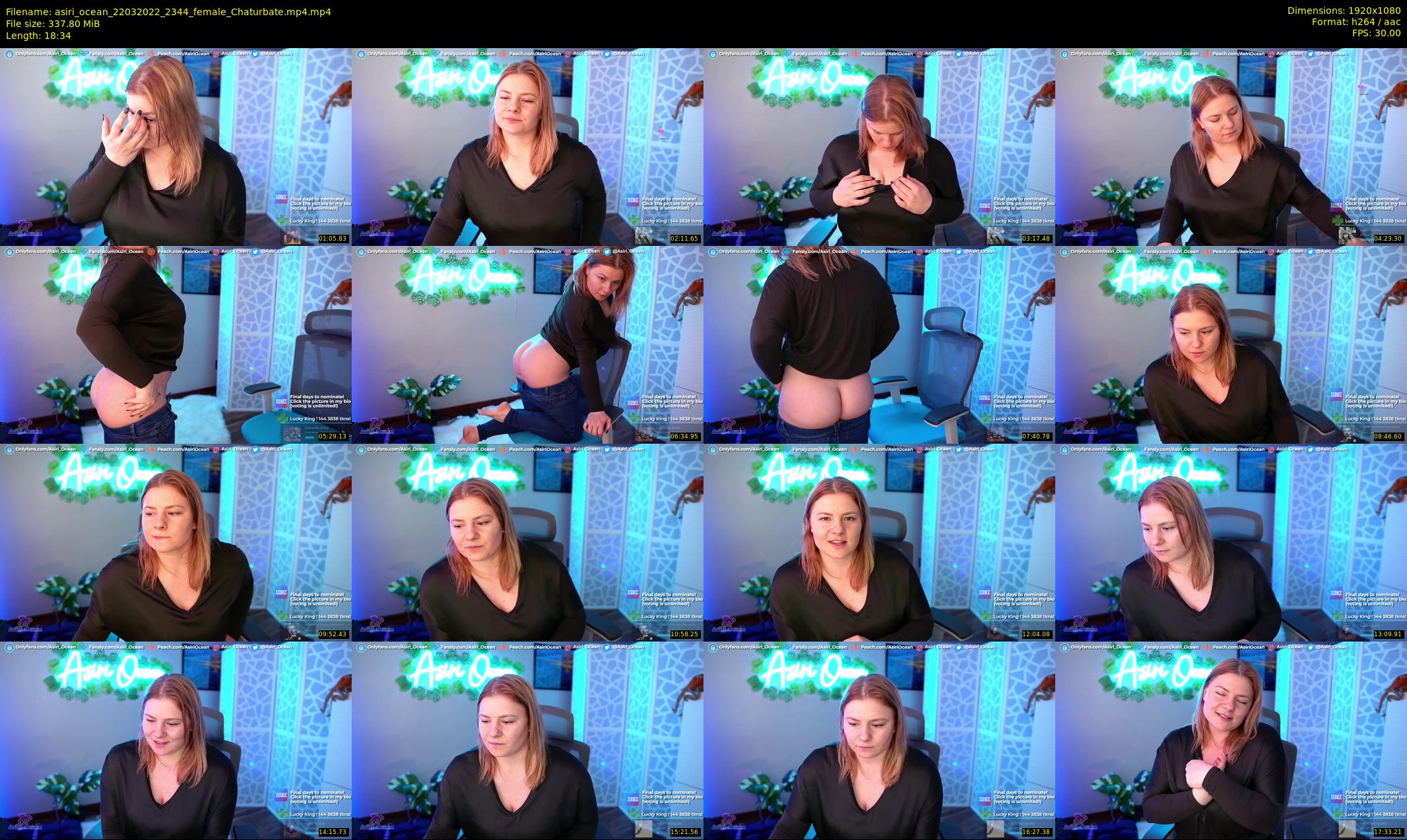 asiri_ocean — 19 minute Chaturbate female cam show recording, 1080p, Mar 22, 2022