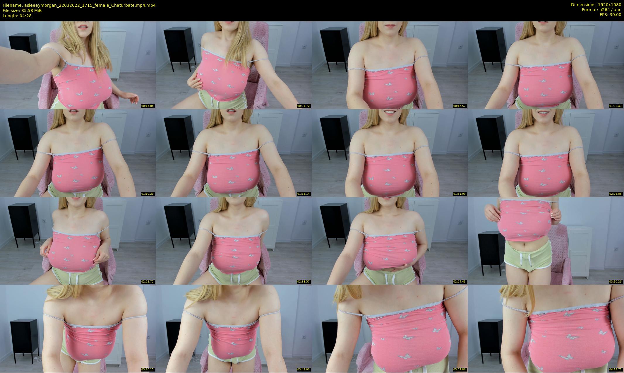 asleeeymorgan — 5 minute Chaturbate female cam show recording, 1080p, Mar 22, 2022
