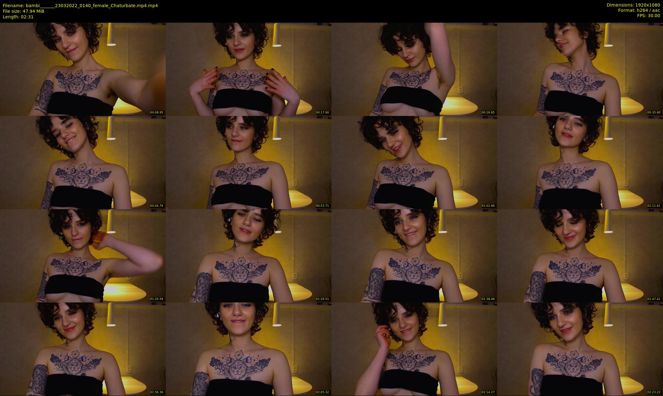 bambi______ — 3 minute Chaturbate female cam show recording, 1080p, Mar 23, 2022