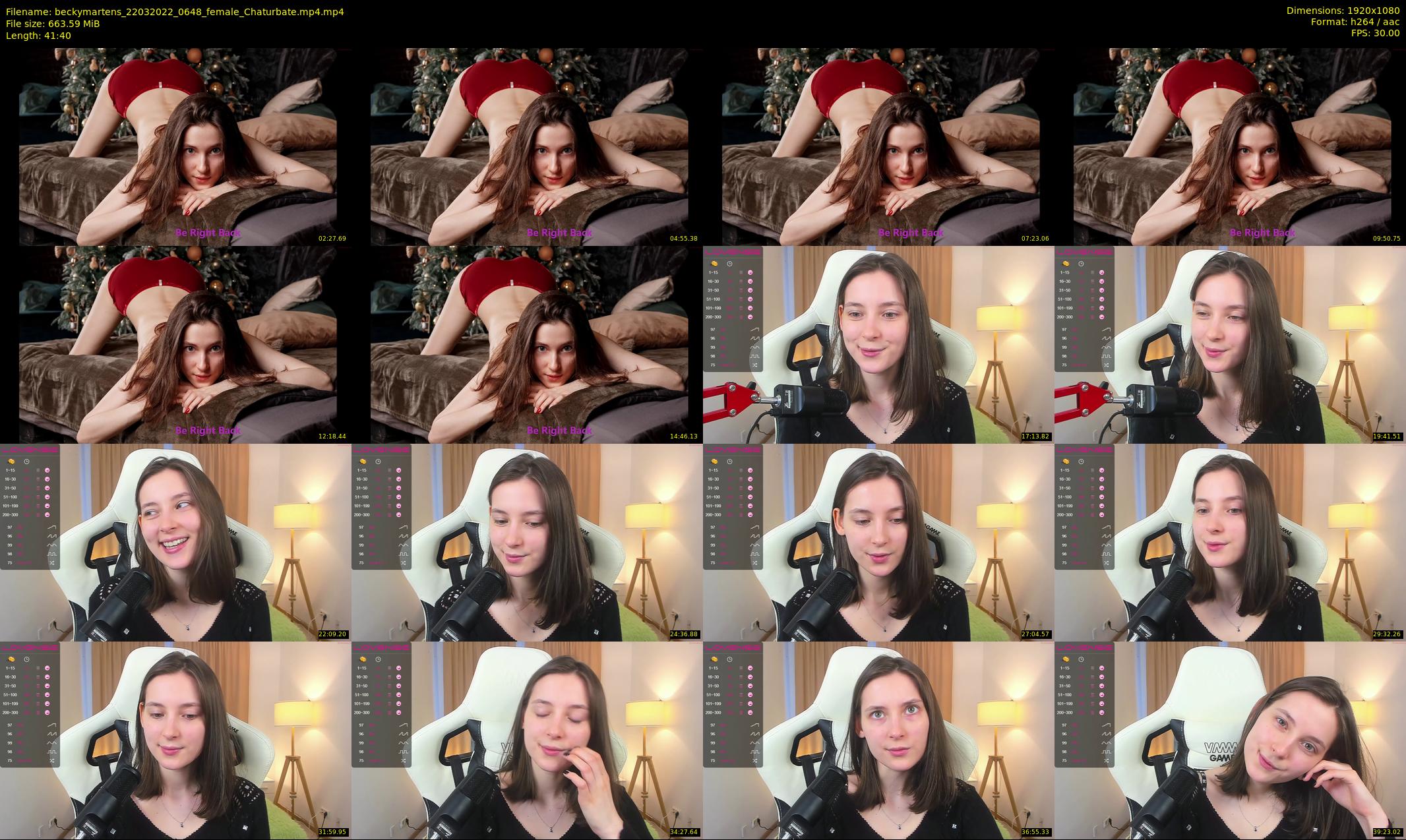 beckymartens — 42 minute Chaturbate female cam show recording, 1080p, Mar 22, 2022