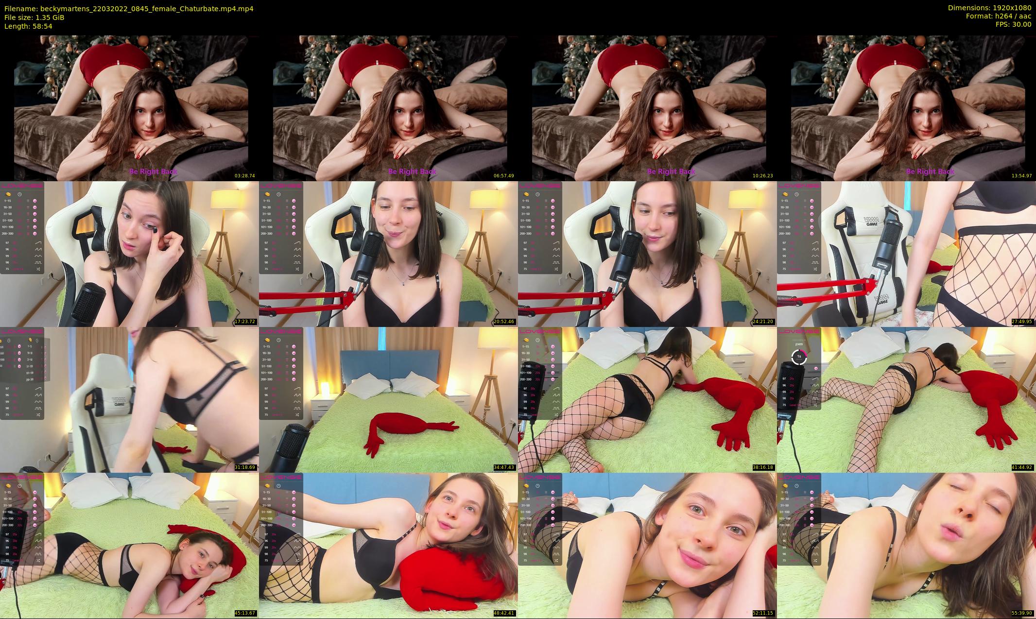beckymartens — 59 minute Chaturbate female cam show recording, 1080p, Mar 22, 2022
