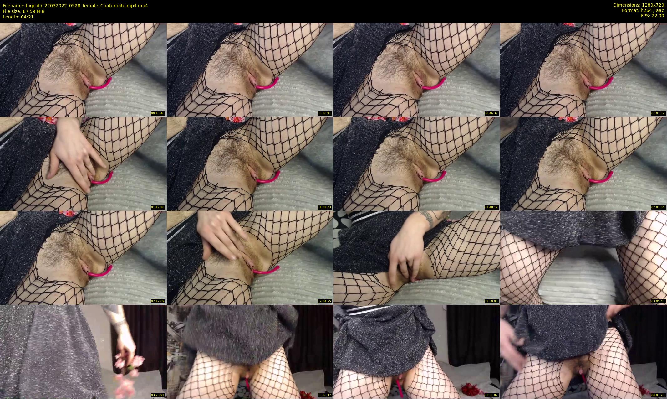 bigclitti — 5 minute Chaturbate female cam show recording, 720p, Mar 22, 2022