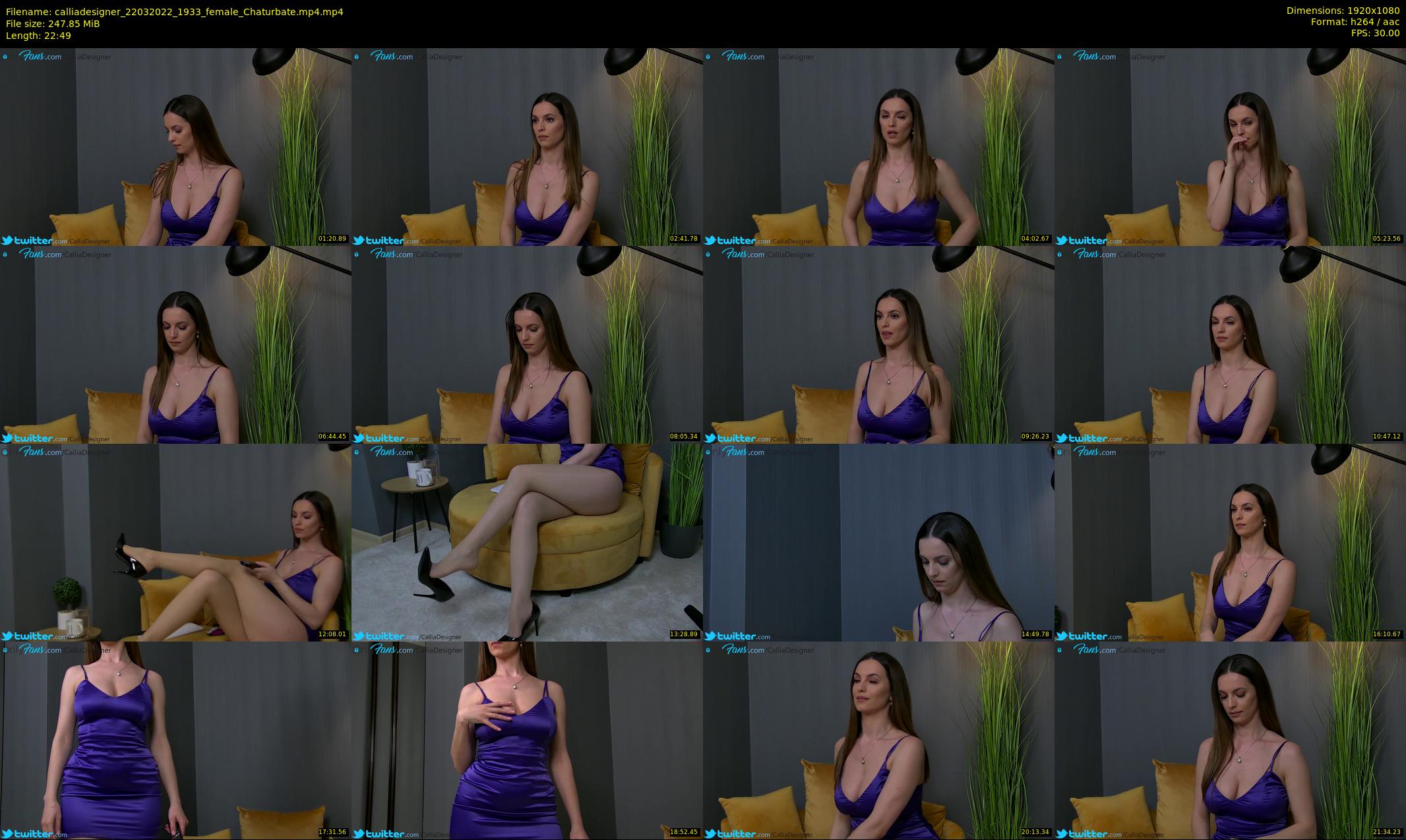 calliadesigner — 23 minute Chaturbate female cam show recording, 1080p, Mar 22, 2022