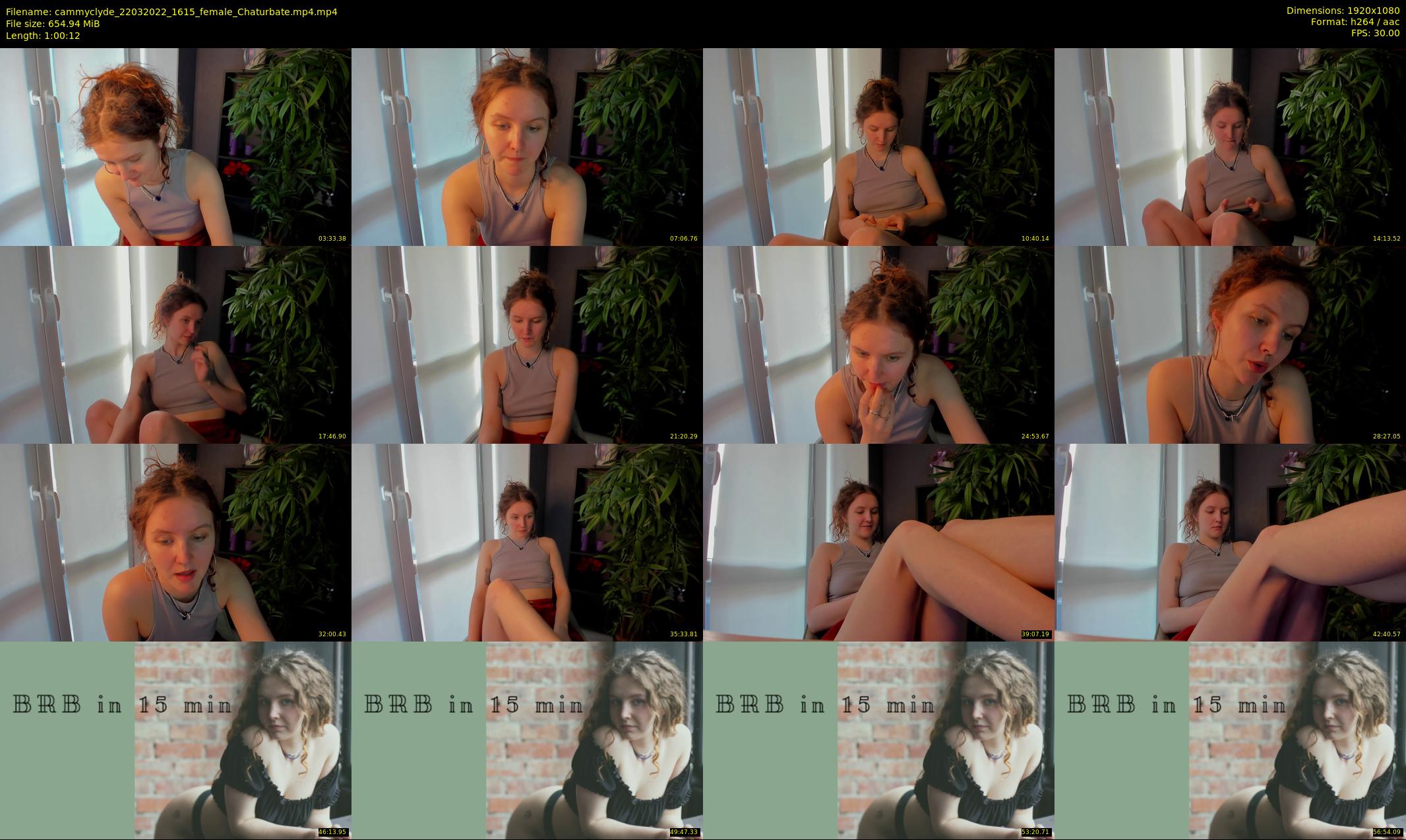 cammyclyde — 61 minute Chaturbate female cam show recording, 1080p, Mar 22, 2022