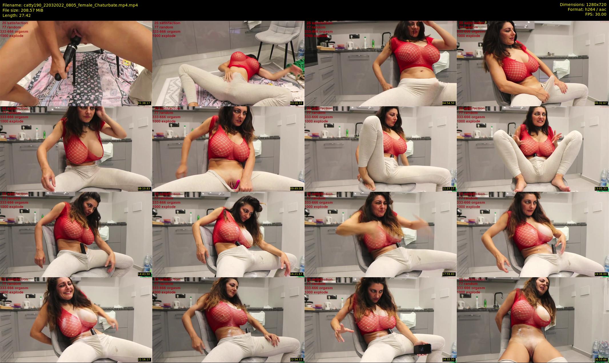 catty190 — 28 minute Chaturbate female cam show recording, 720p, Mar 22, 2022