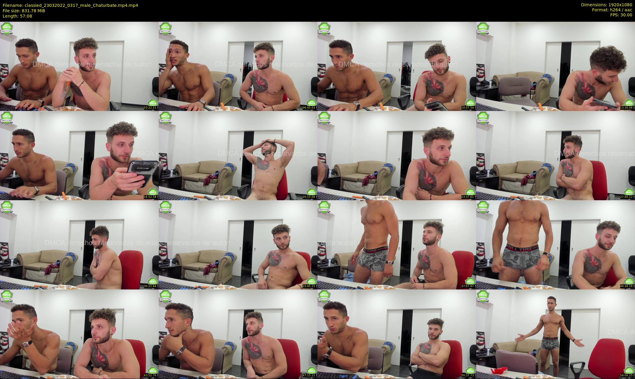 classied — 58 minute Chaturbate male cam show recording, 1080p, Mar 23, 2022