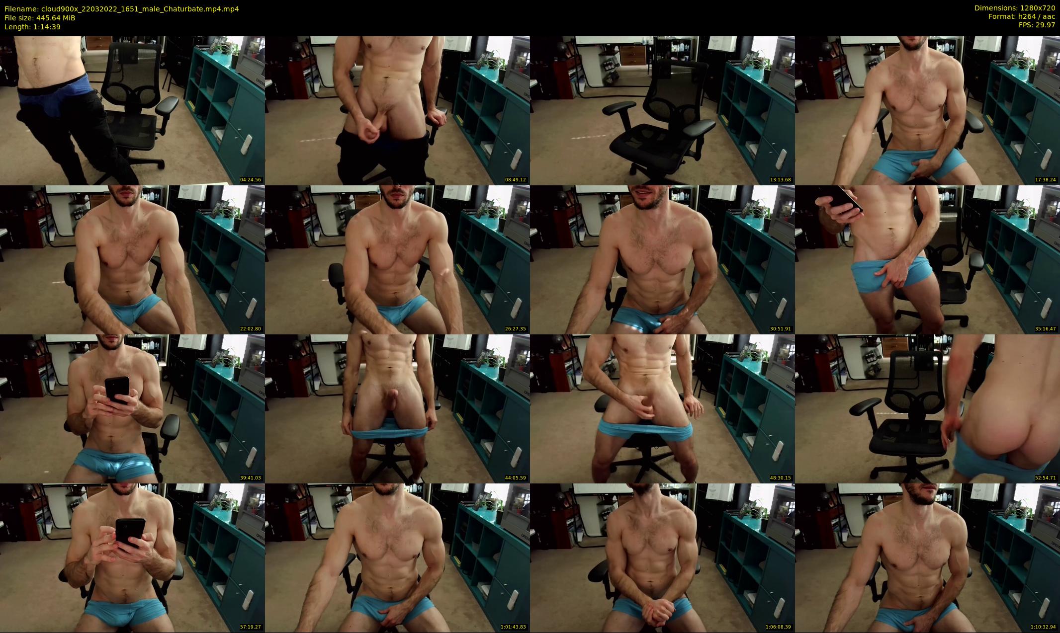 cloud900x — 75 minute Chaturbate male cam show recording, 720p, Mar 22, 2022
