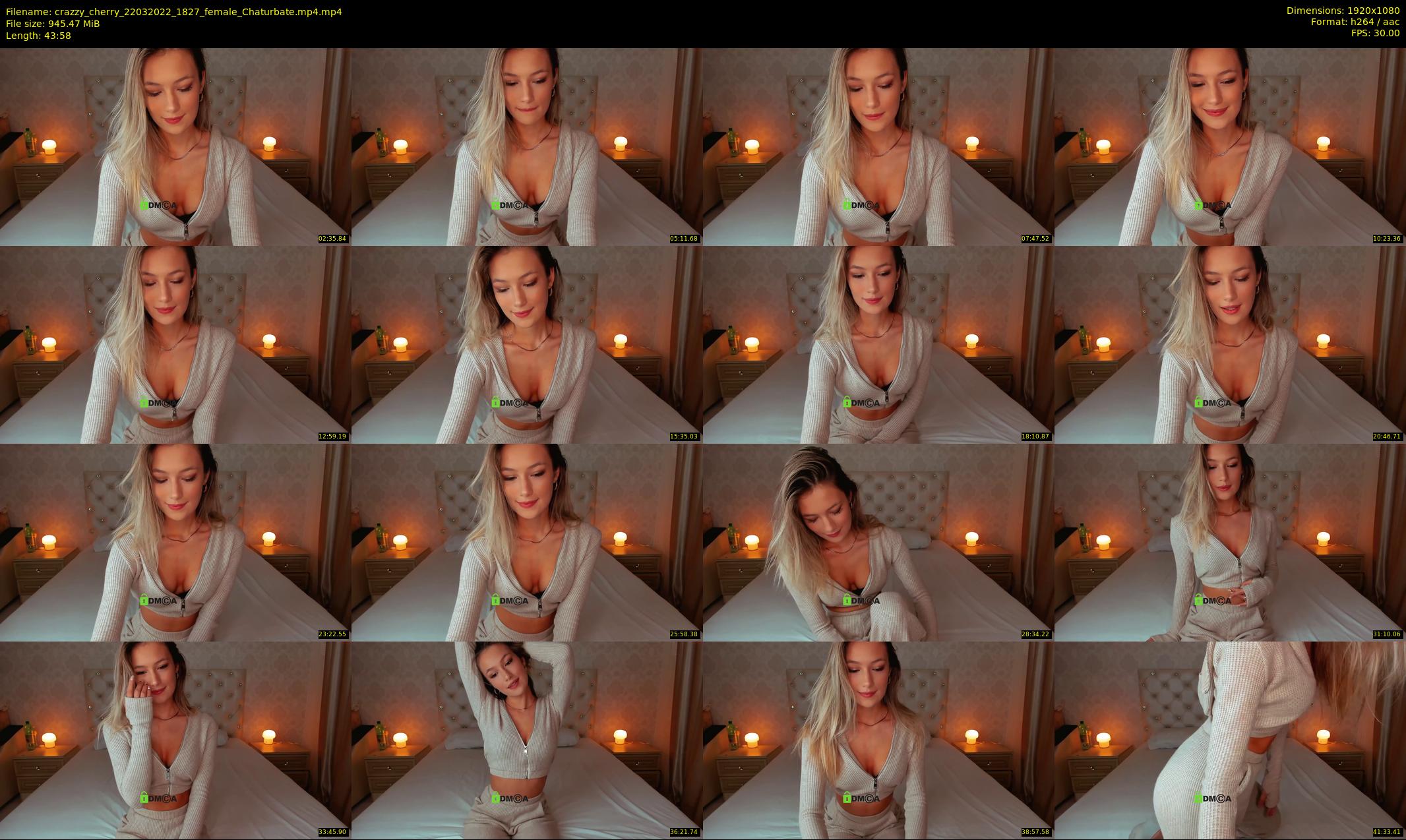 crazzy_cherry — 44 minute Chaturbate female cam show recording, 1080p, Mar 22, 2022