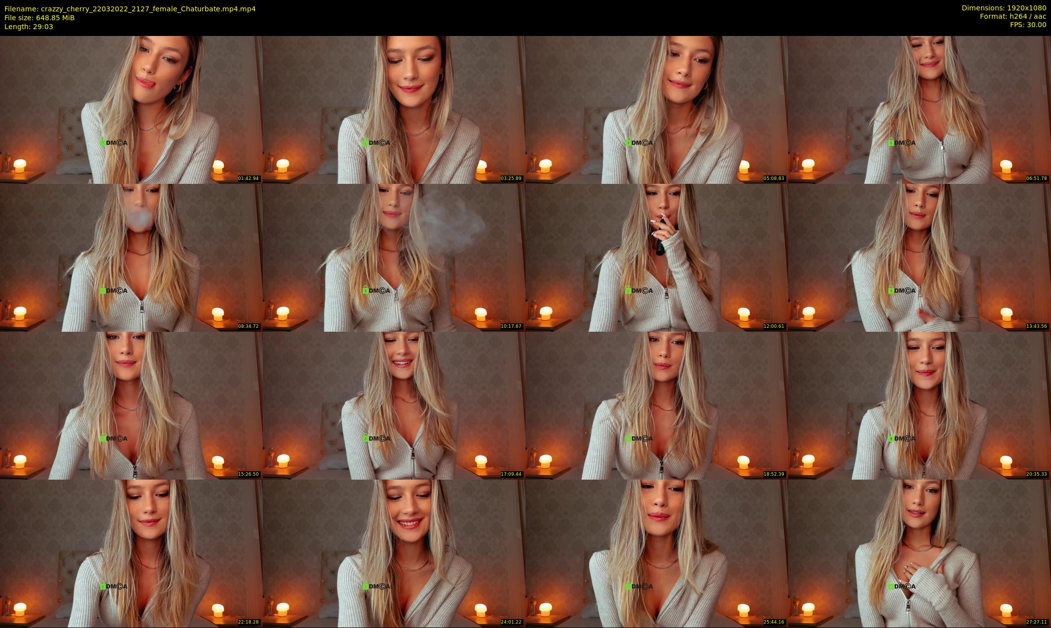 crazzy_cherry — 30 minute Chaturbate female cam show recording, 1080p, Mar 22, 2022