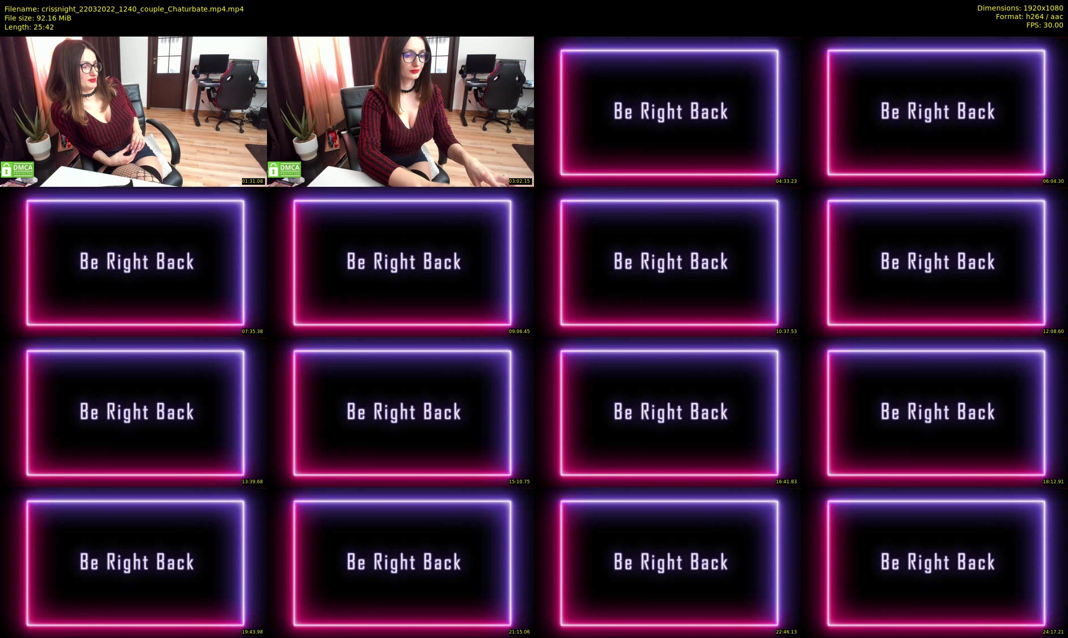 crissnight — 26 minute Chaturbate female cam show recording, 1080p, Mar 22, 2022