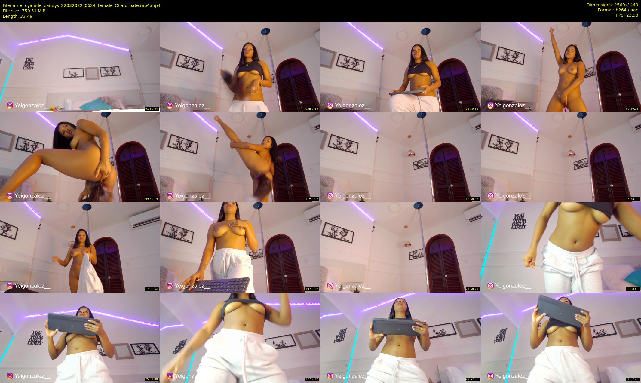 cyanide_candys — 34 minute Chaturbate female cam show recording, 1080p, Mar 22, 2022
