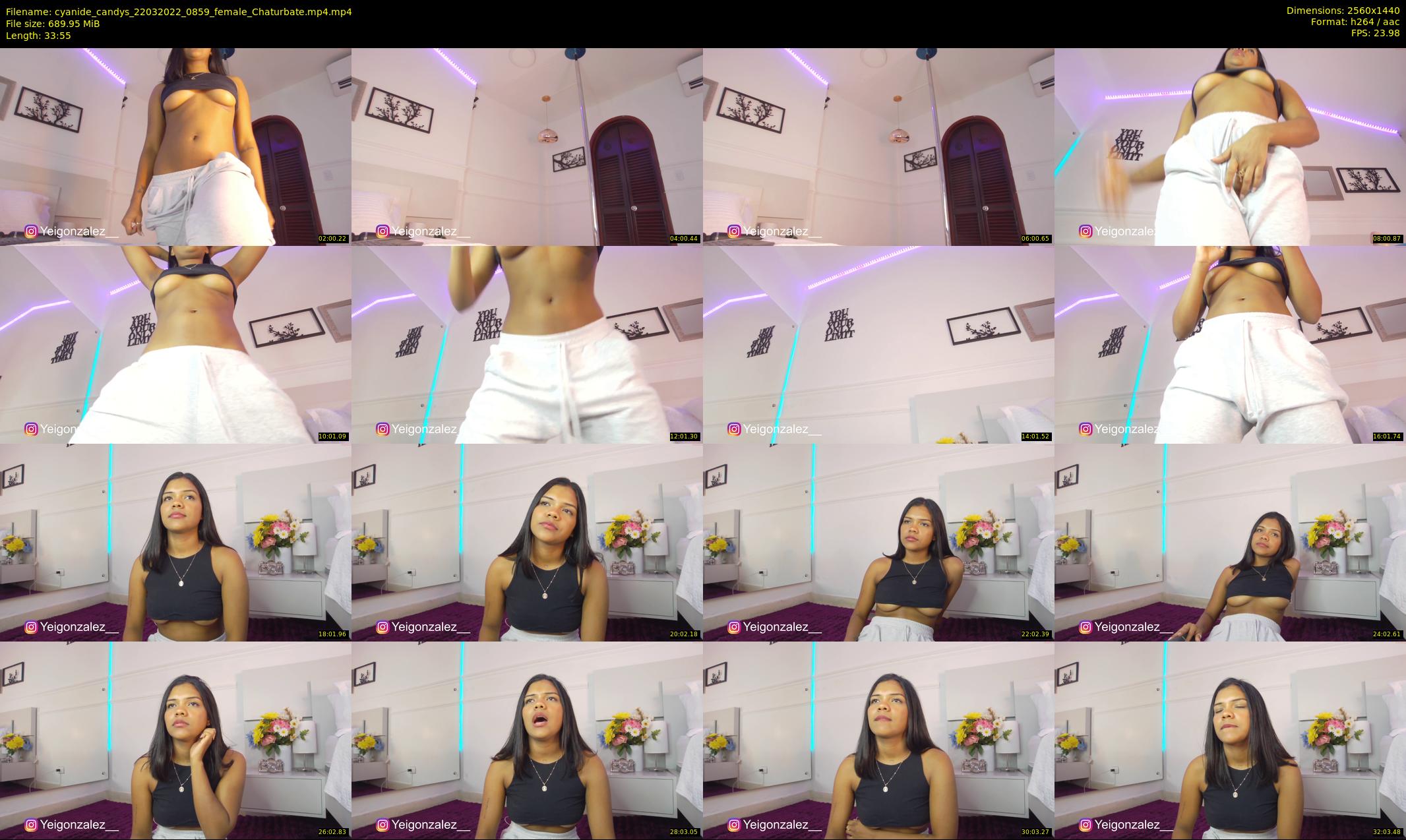 cyanide_candys — 34 minute Chaturbate female cam show recording, 1080p, Mar 22, 2022