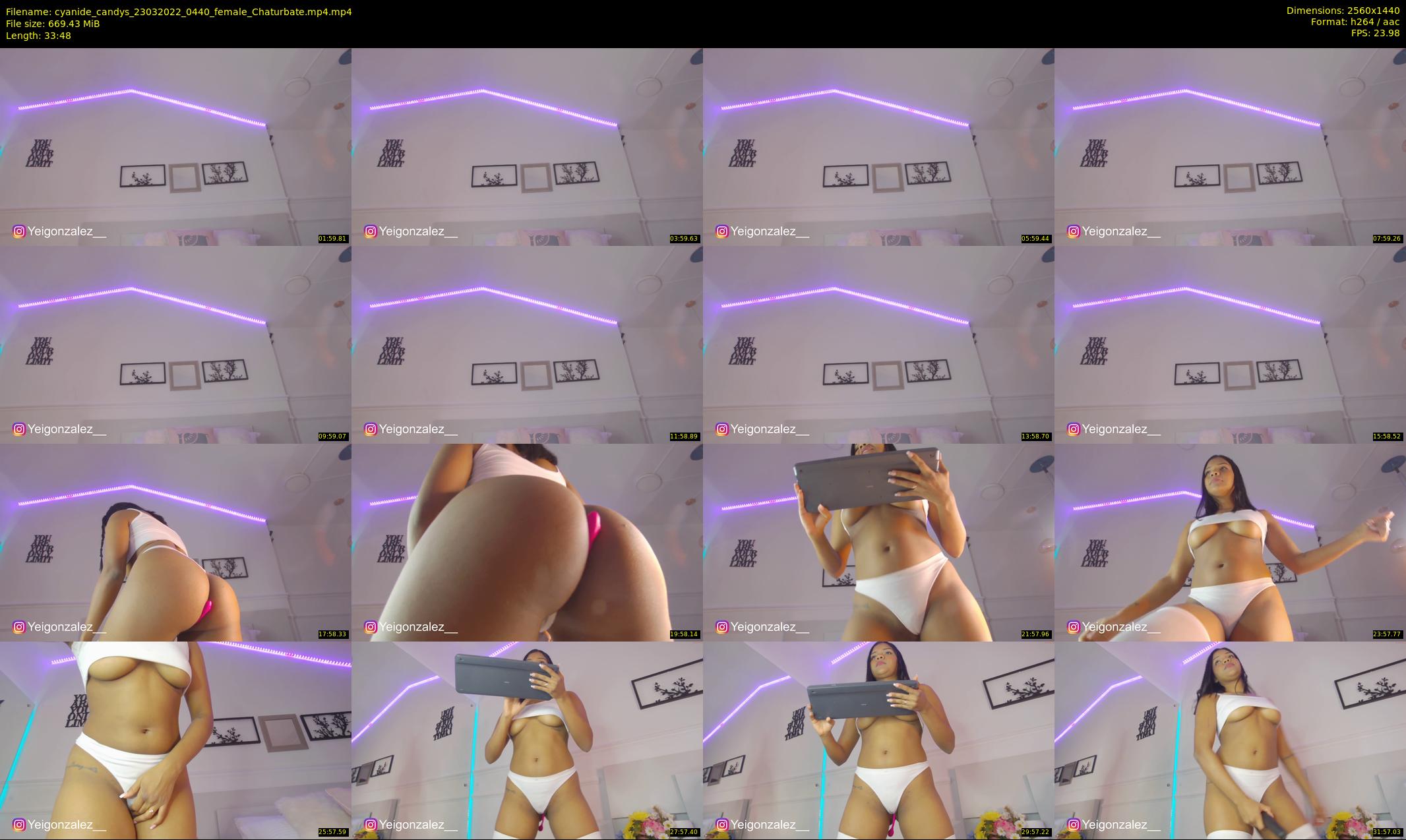 cyanide_candys — 34 minute Chaturbate female cam show recording, 1080p, Mar 23, 2022