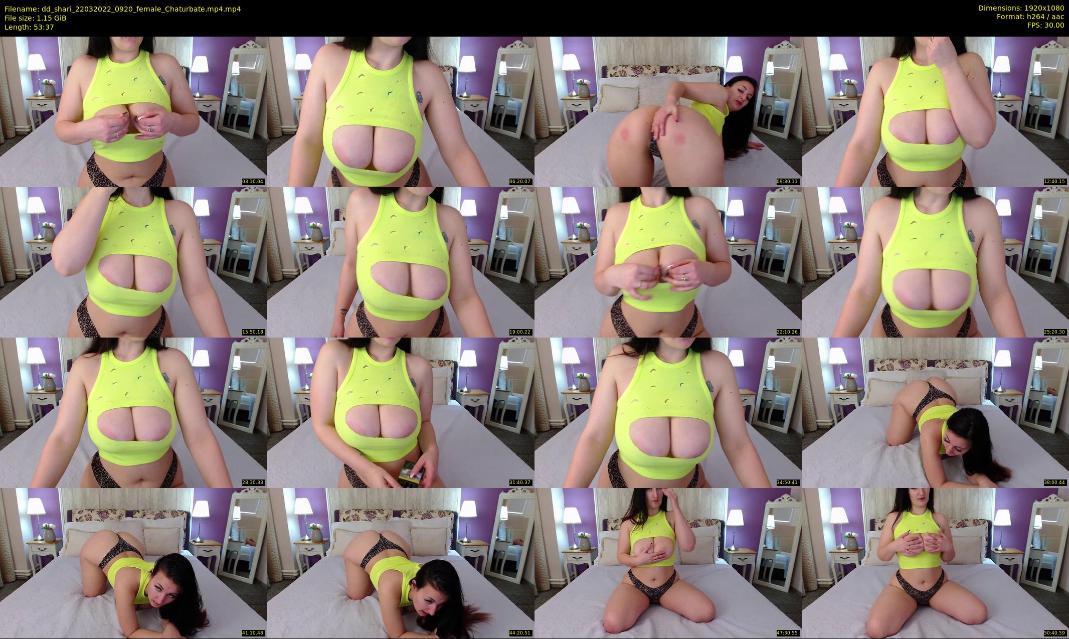 dd_shari — 54 minute Chaturbate female cam show recording, 1080p, Mar 22, 2022