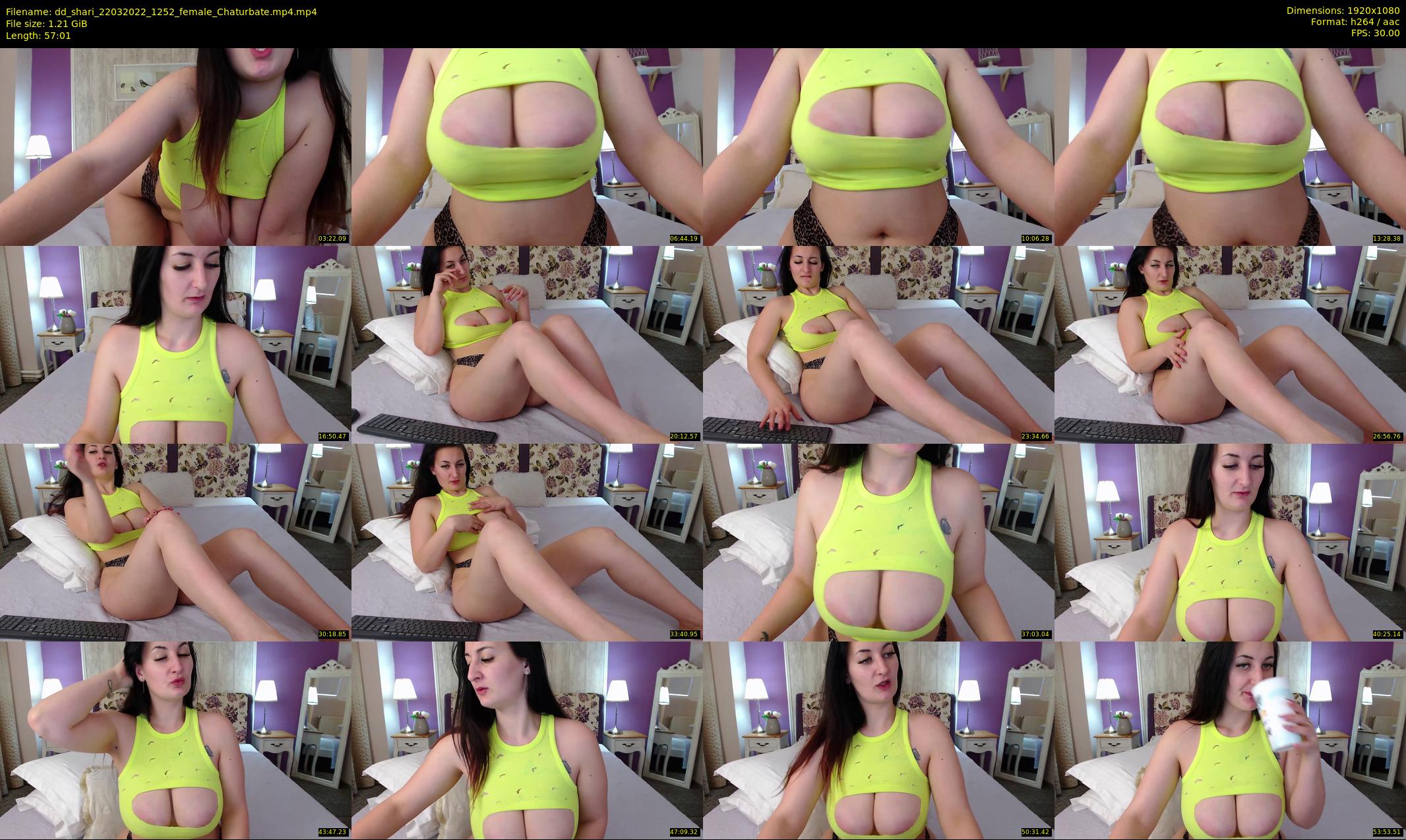 dd_shari — 58 minute Chaturbate female cam show recording, 1080p, Mar 22, 2022
