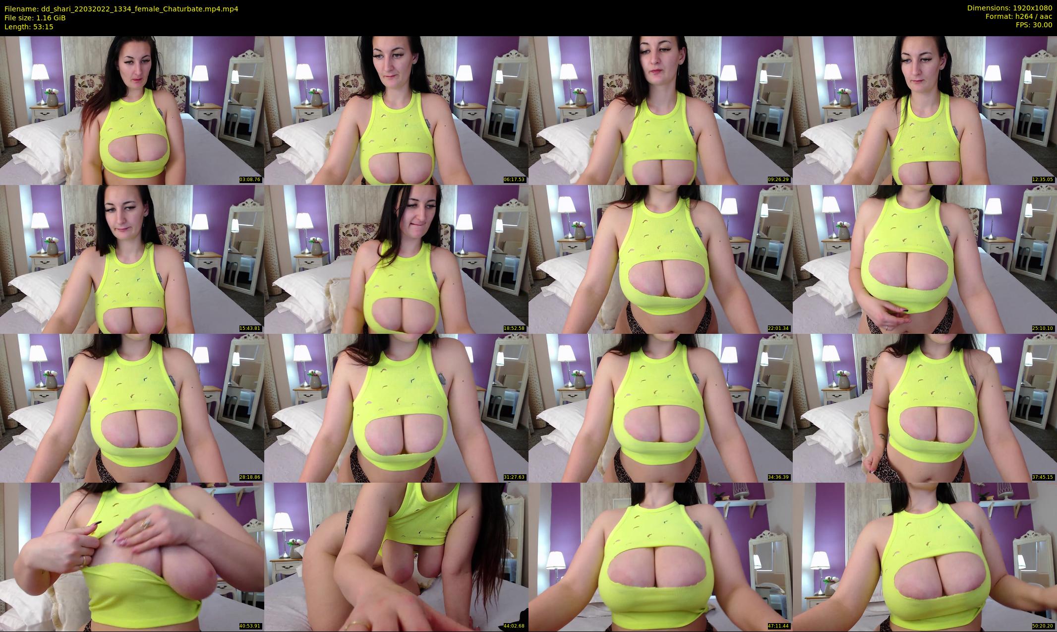 dd_shari — 54 minute Chaturbate female cam show recording, 1080p, Mar 22, 2022