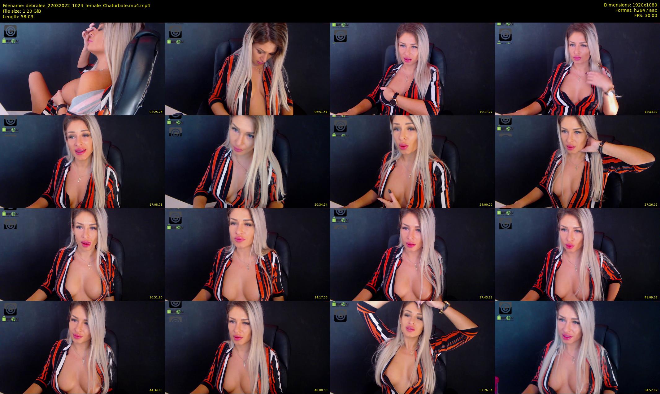 debralee — 59 minute Chaturbate female cam show recording, 1080p, Mar 22, 2022