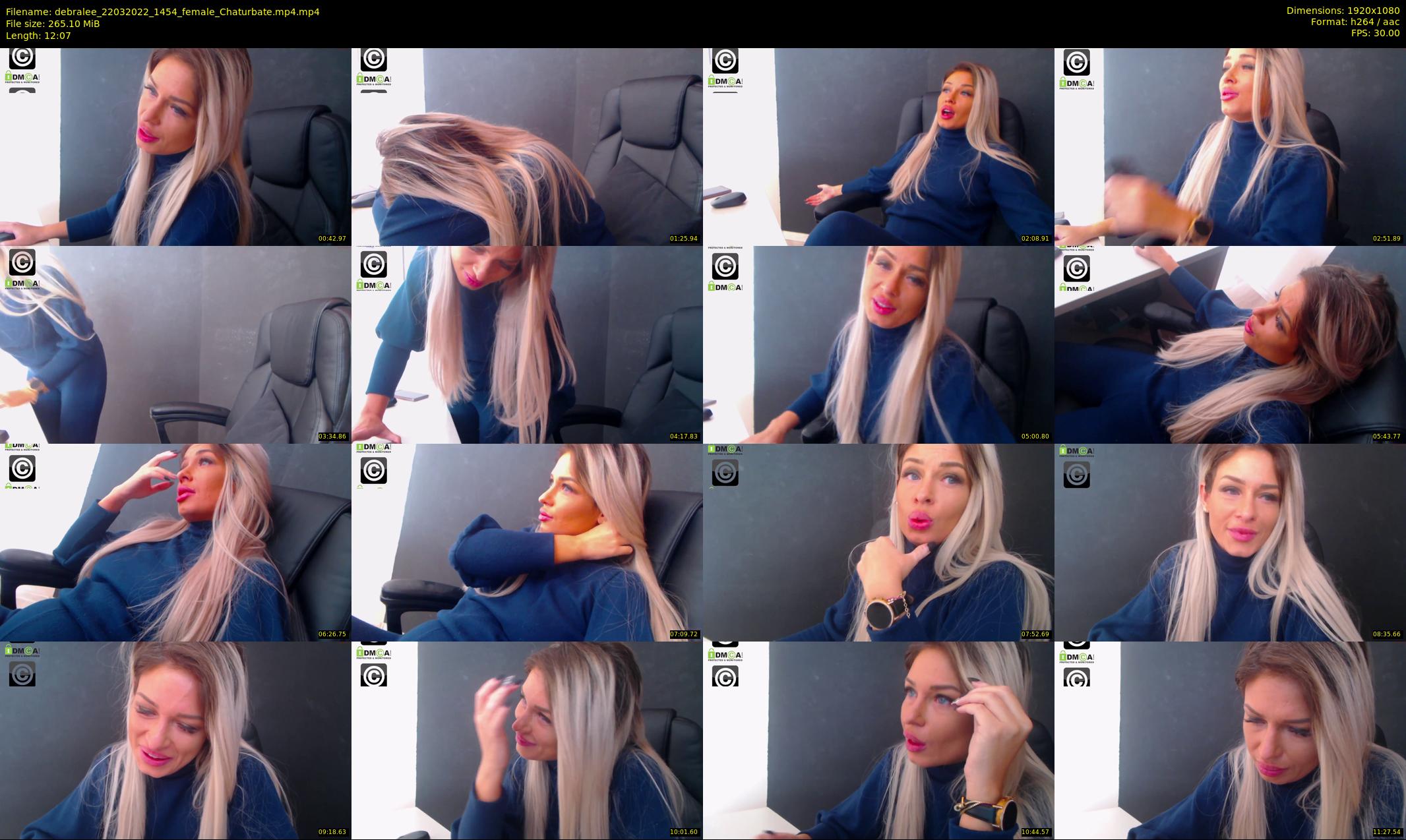debralee — 13 minute Chaturbate female cam show recording, 1080p, Mar 22, 2022