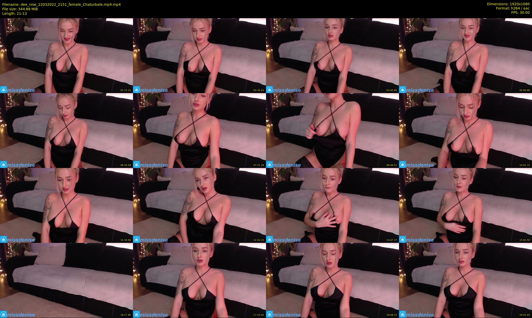 dee_nise — 22 minute Chaturbate female cam show recording, 1080p, Mar 22, 2022