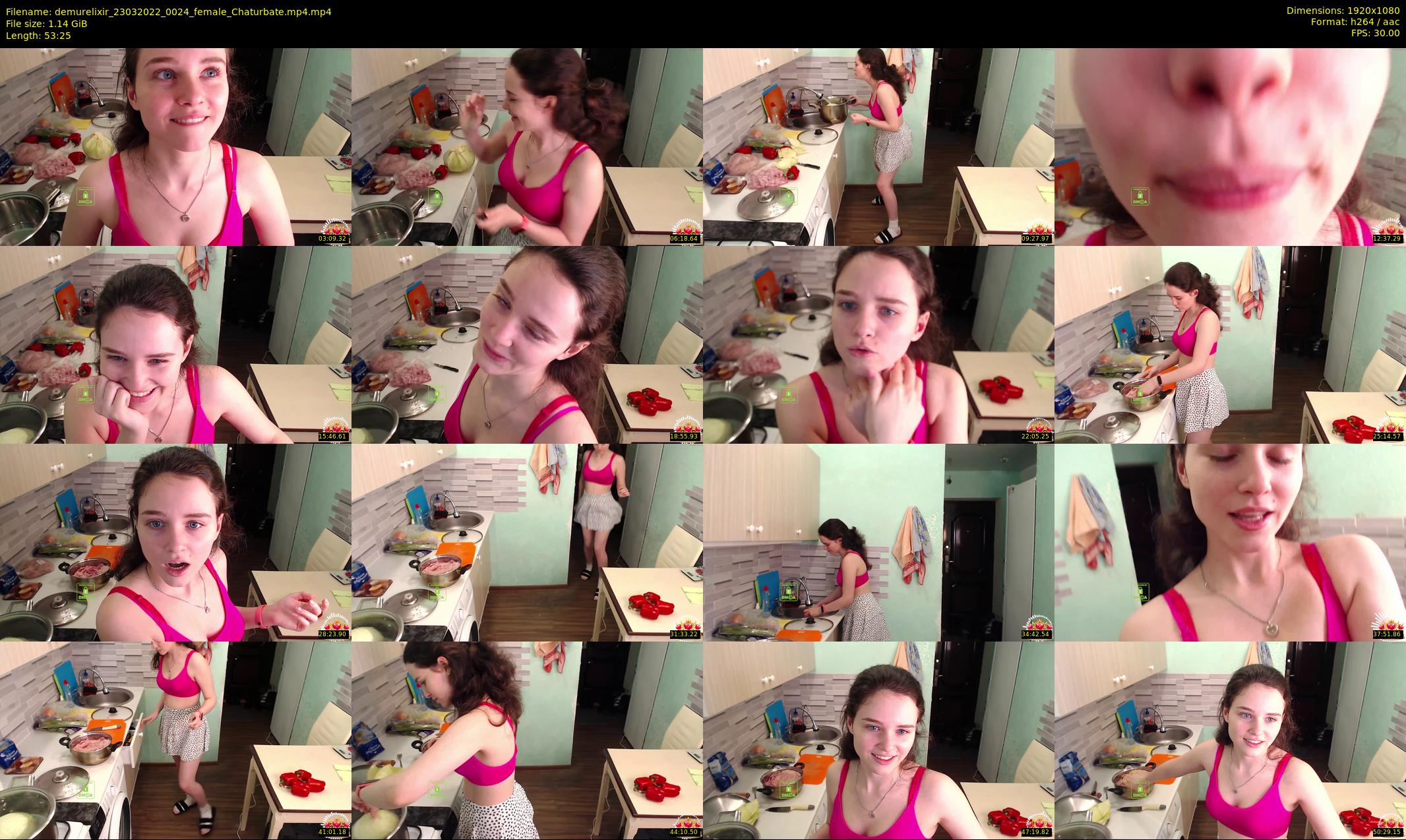 demurelixir — 54 minute Chaturbate female cam show recording, 1080p, Mar 23, 2022