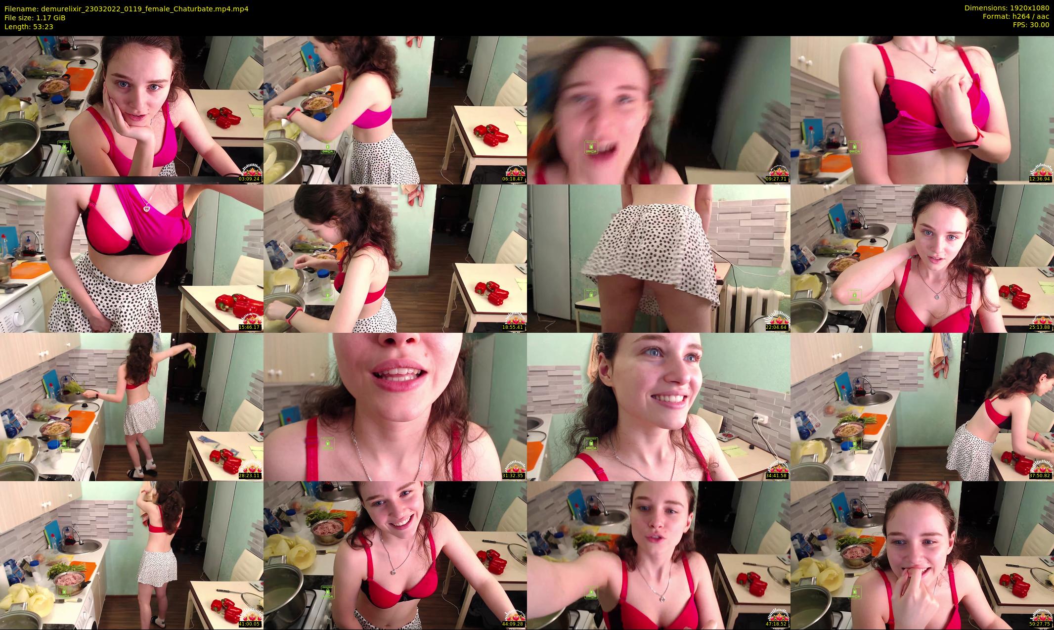 demurelixir — 54 minute Chaturbate female cam show recording, 1080p, Mar 23, 2022