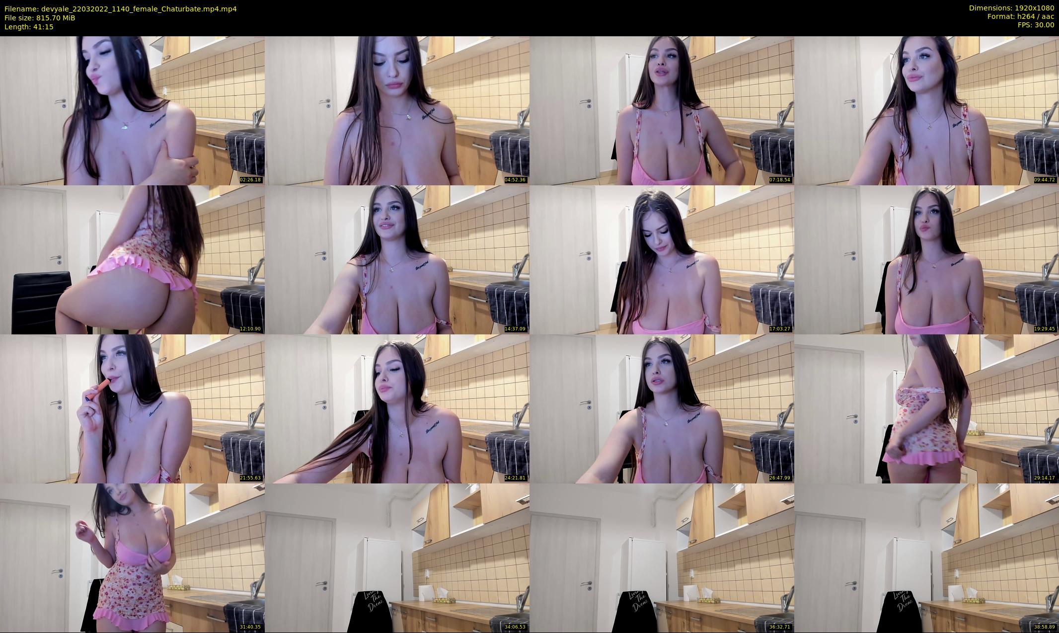 devyale — 42 minute Chaturbate female cam show recording, 1080p, Mar 22, 2022