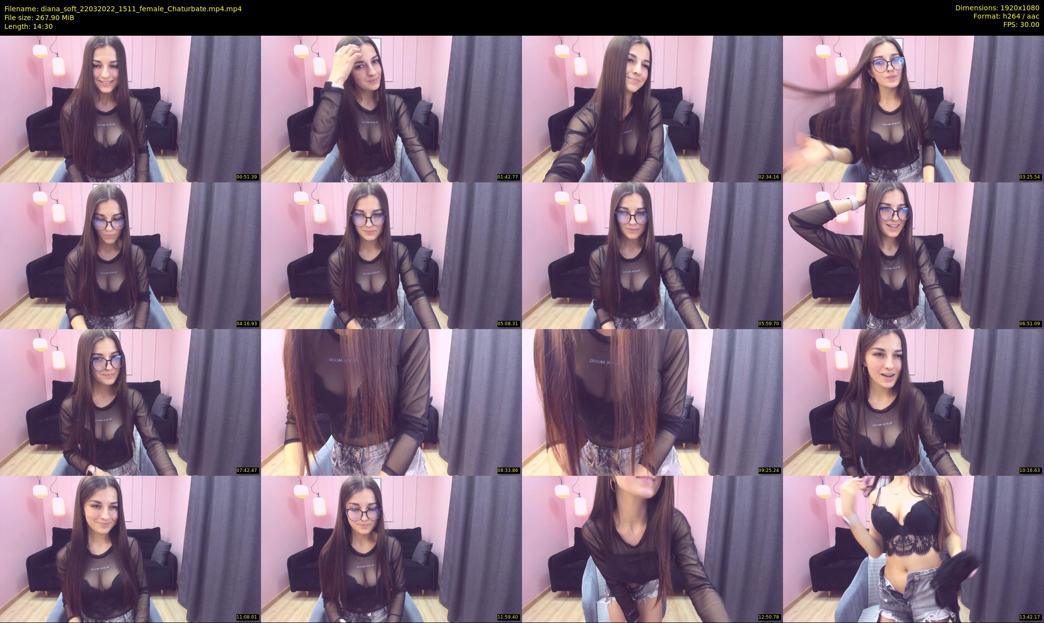 diana_soft — 15 minute Chaturbate female cam show recording, 1080p, Mar 22, 2022