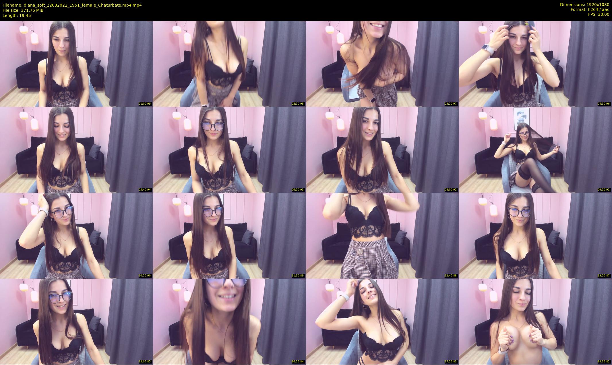 diana_soft — 20 minute Chaturbate female cam show recording, 1080p, Mar 22, 2022