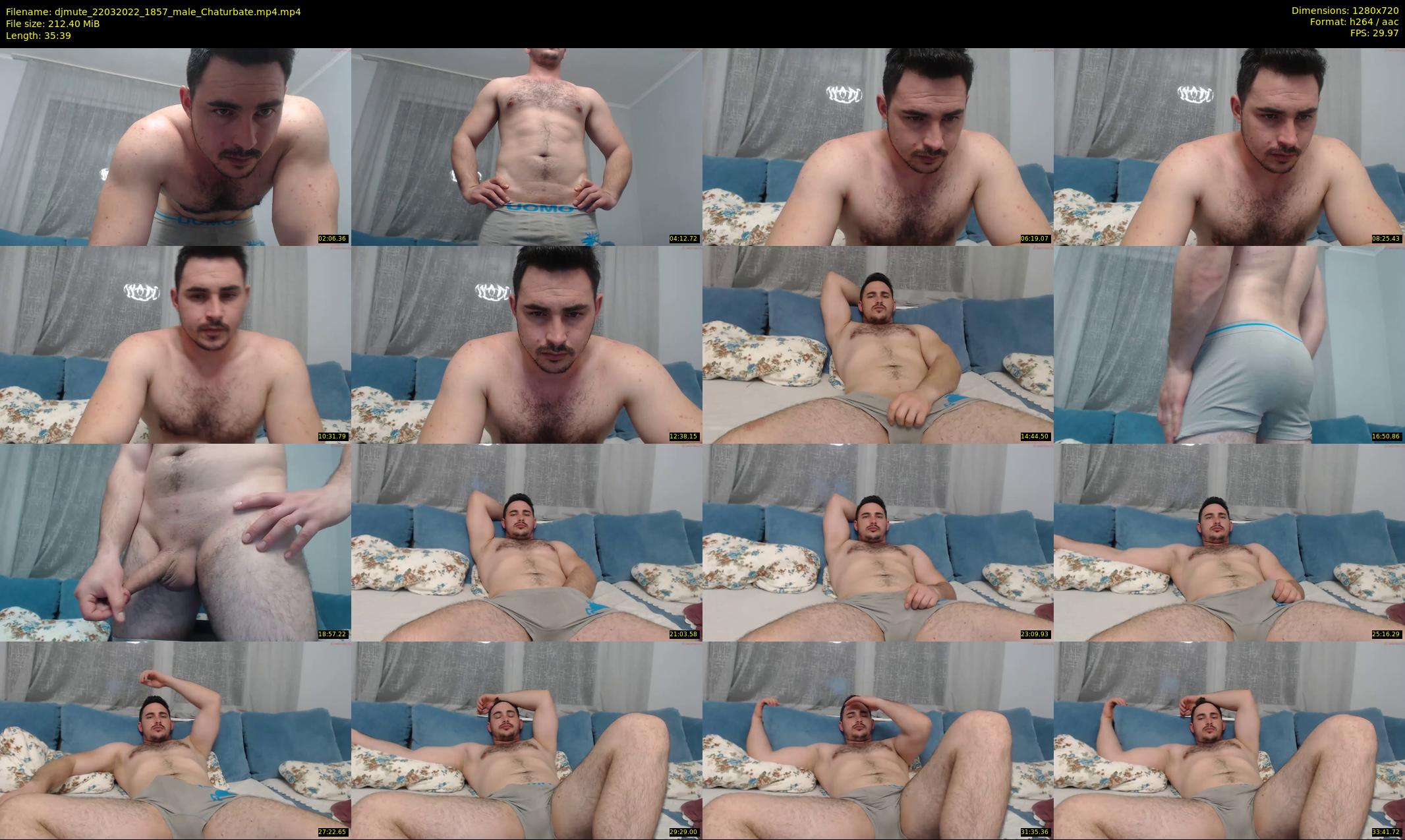 djmute — 36 minute Chaturbate male cam show recording, 720p, Mar 22, 2022