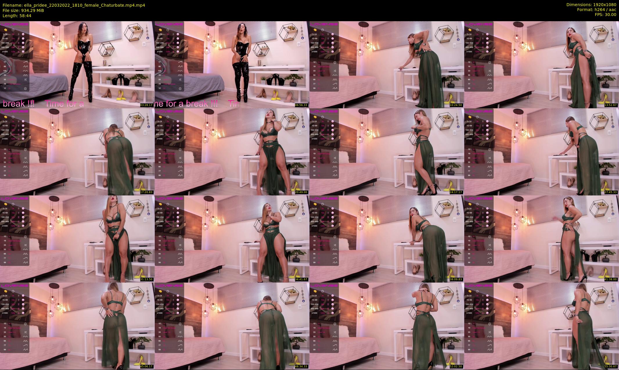 ella_pridee — 59 minute Chaturbate female cam show recording, 1080p, Mar 22, 2022