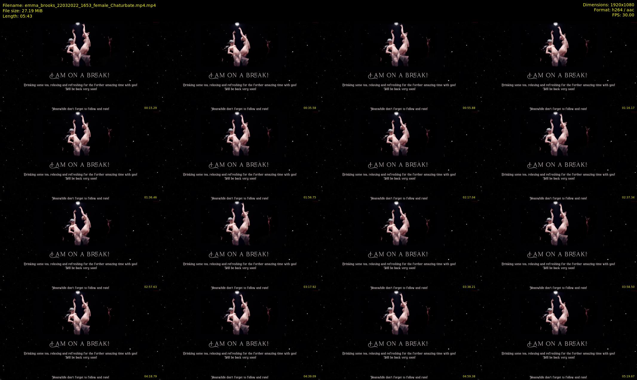 emma_brooks — 6 minute Chaturbate female cam show recording, 1080p, Mar 22, 2022