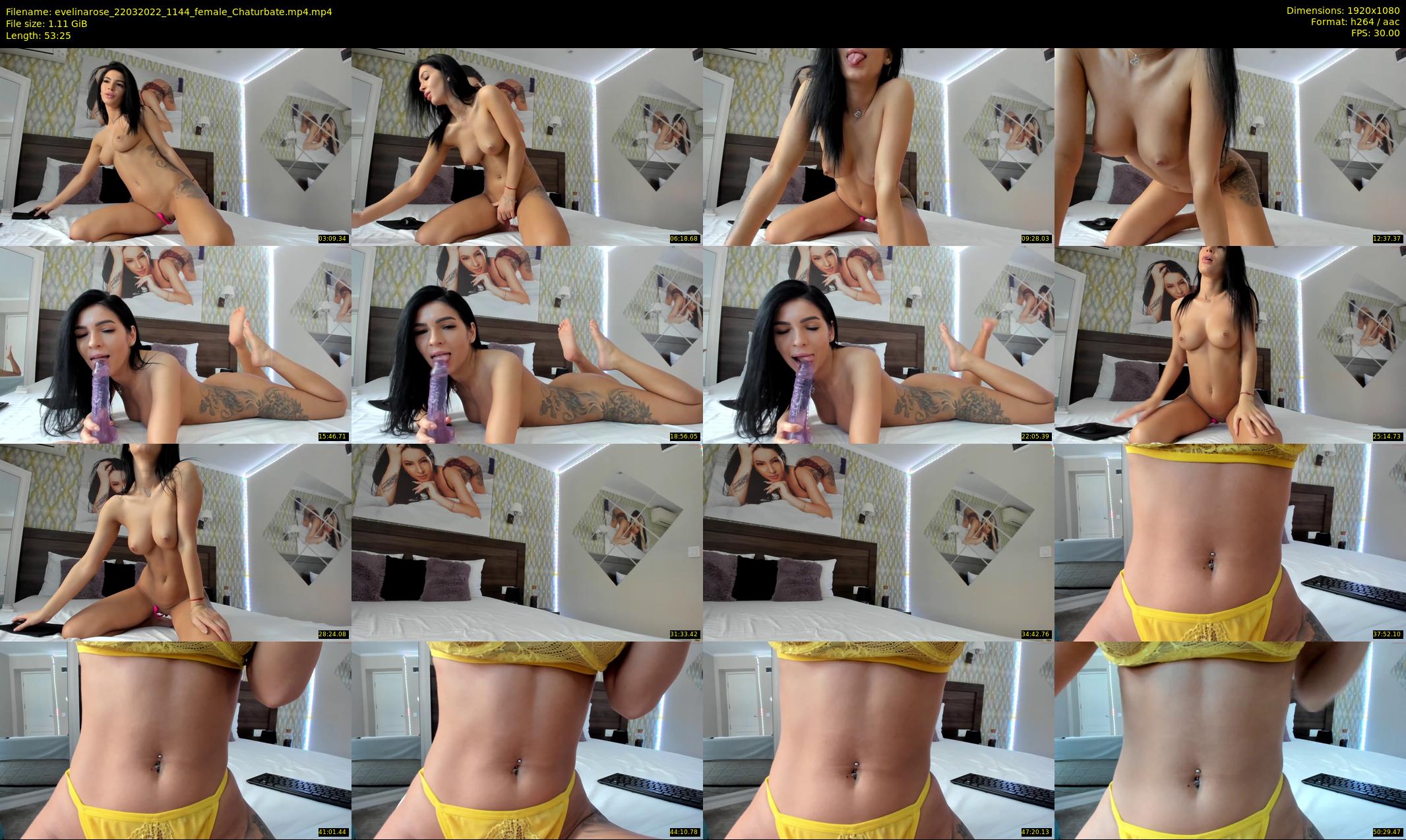 evelinarose — 54 minute Chaturbate female cam show recording, 1080p, Mar 22, 2022