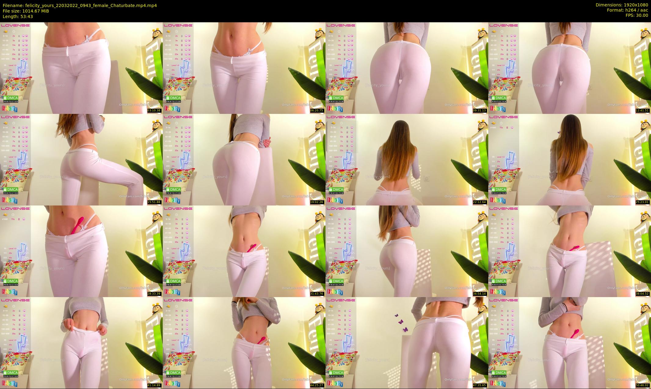 felicity_yours — 54 minute Chaturbate female cam show recording, 1080p, Mar 22, 2022