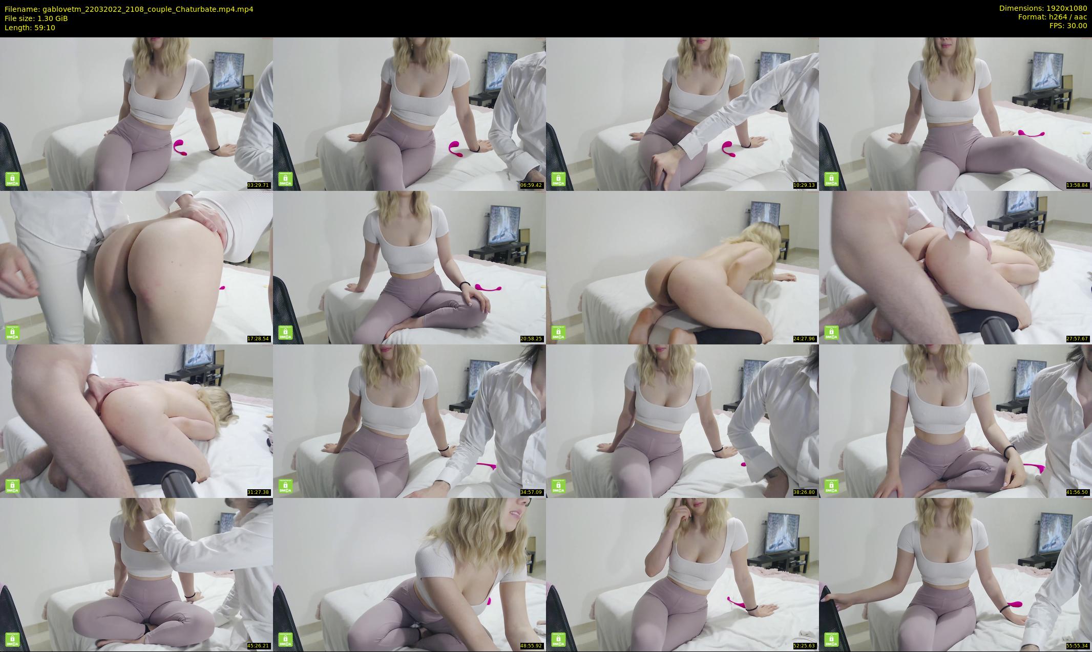 gablovetm — 60 minute Chaturbate couple cam show recording, 1080p, Mar 22, 2022