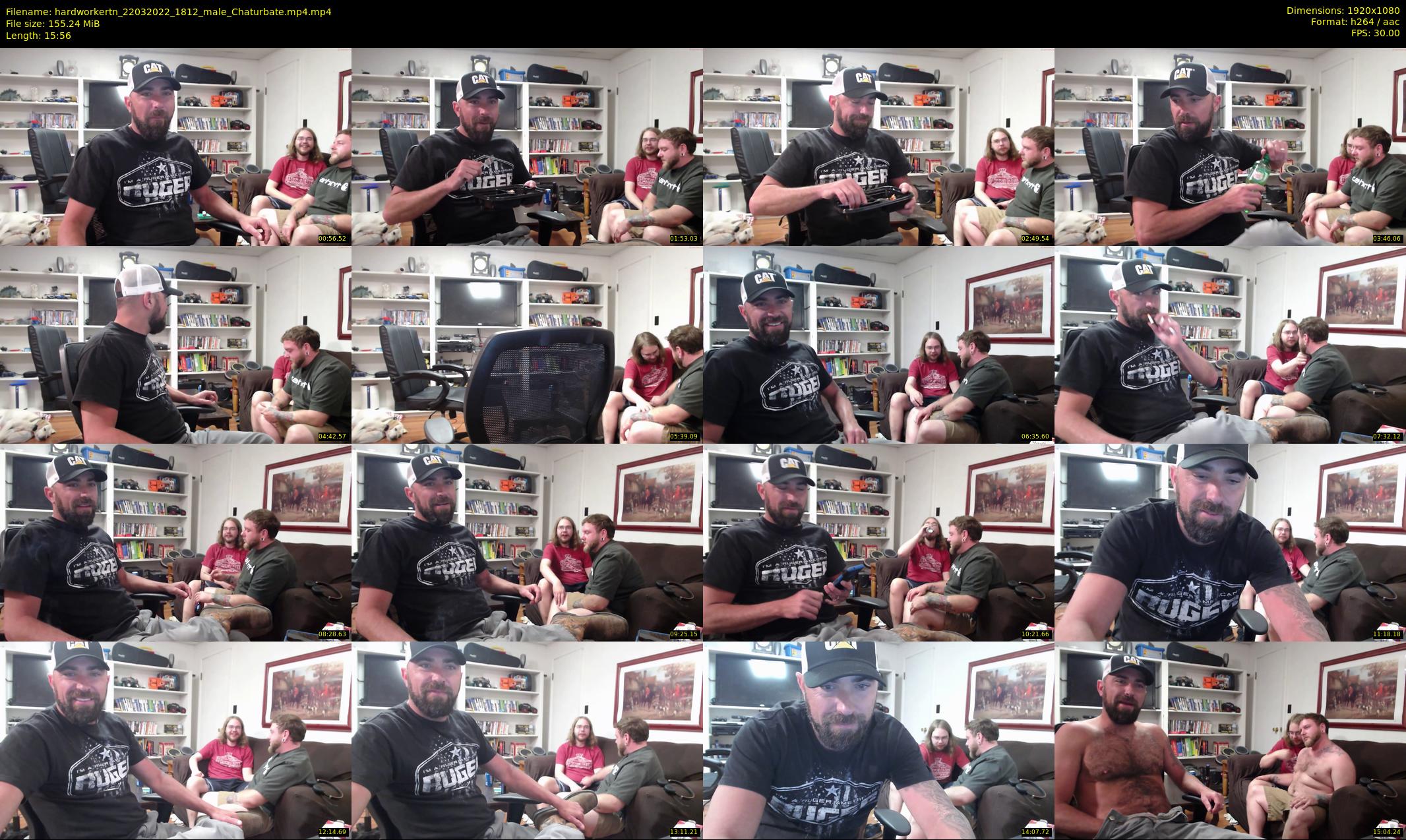 hardworkertn — 16 minute Chaturbate male cam show recording, 1080p, Mar 22, 2022