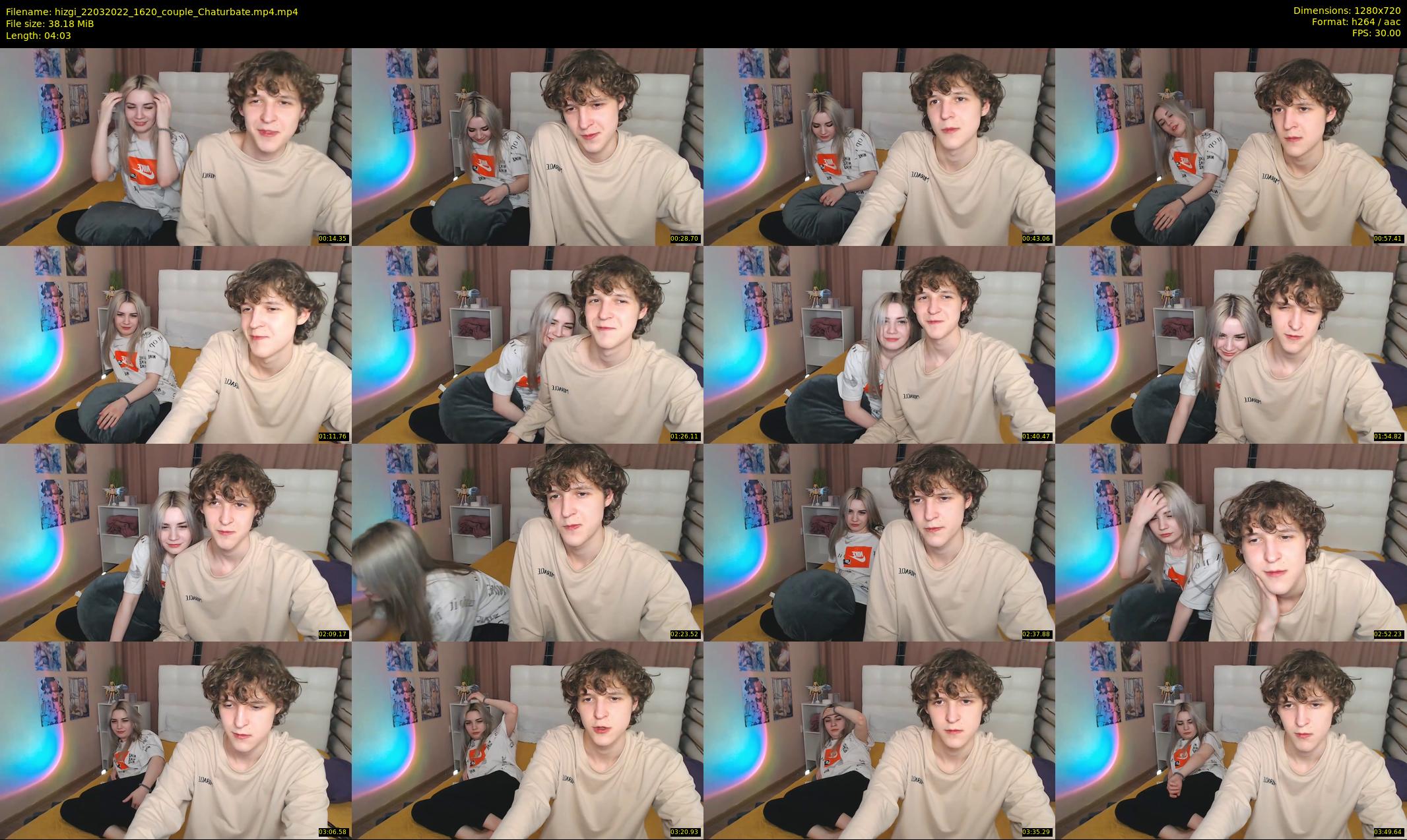 hizgi — 5 minute Chaturbate couple cam show recording, 720p, Mar 22, 2022