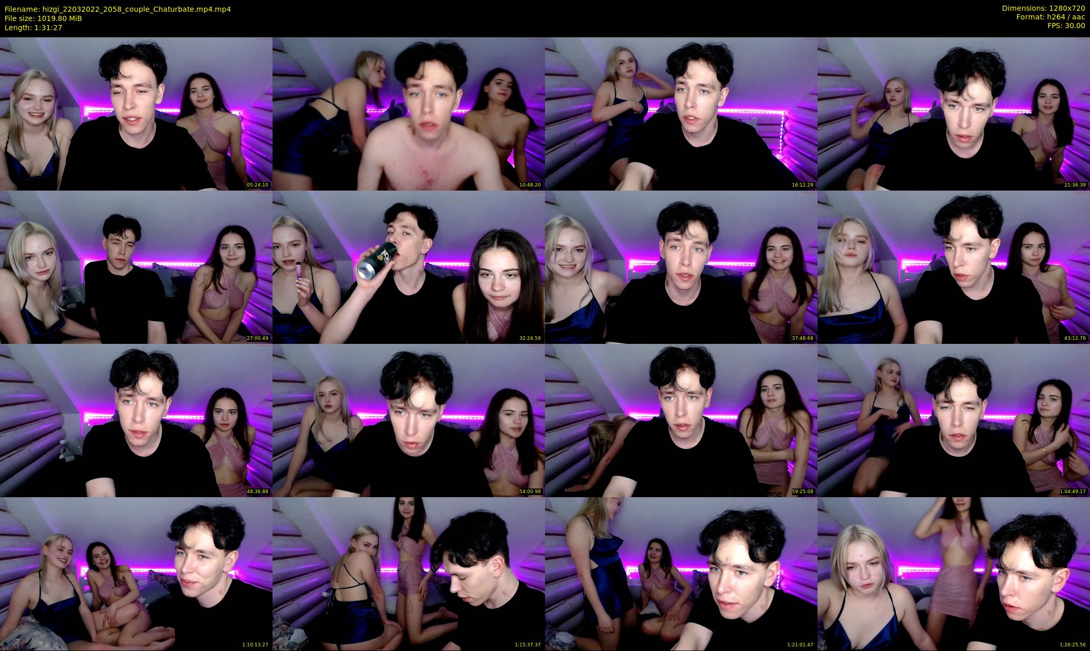 hizgi — 92 minute Chaturbate couple cam show recording, 720p, Mar 22, 2022