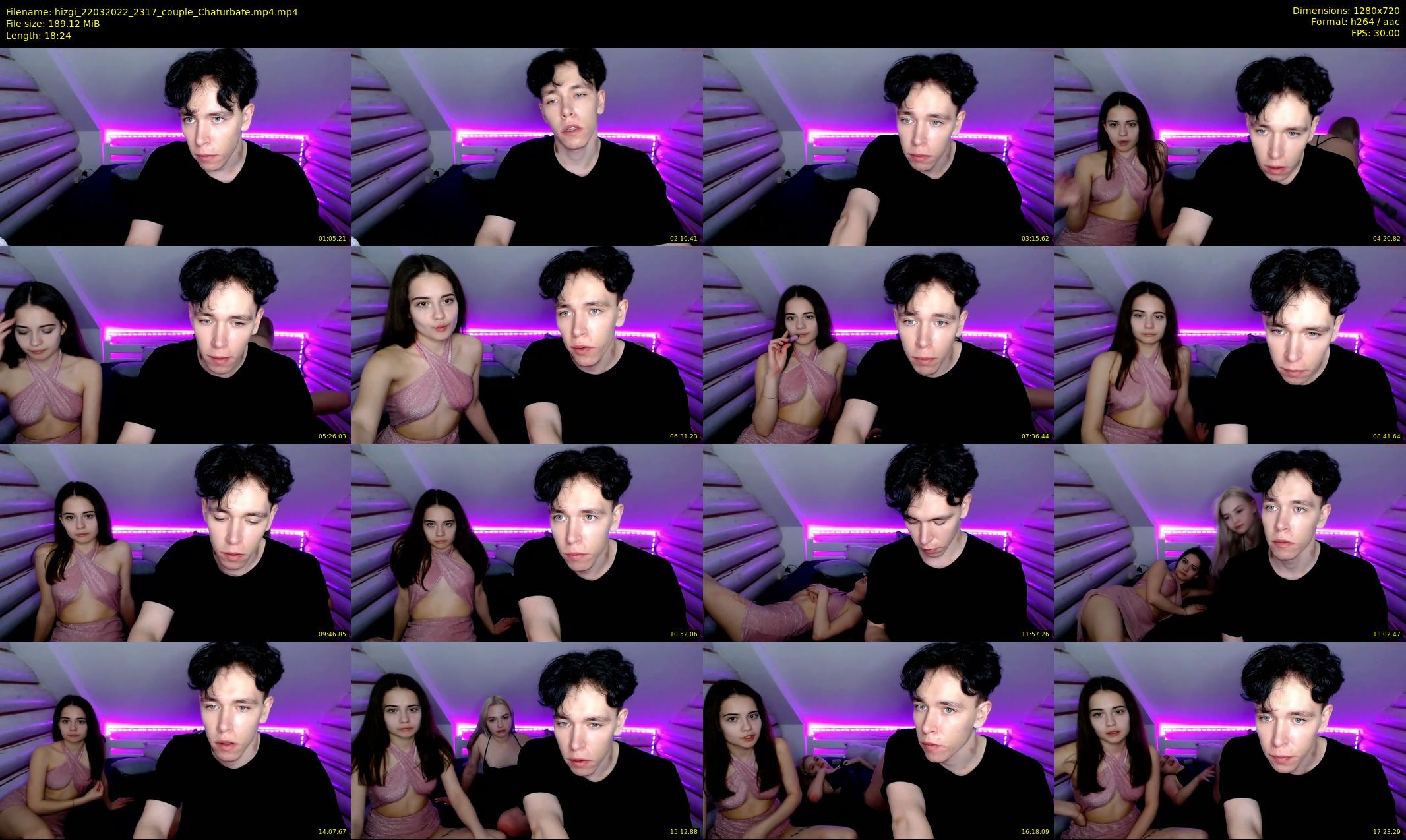 hizgi — 19 minute Chaturbate couple cam show recording, 720p, Mar 22, 2022