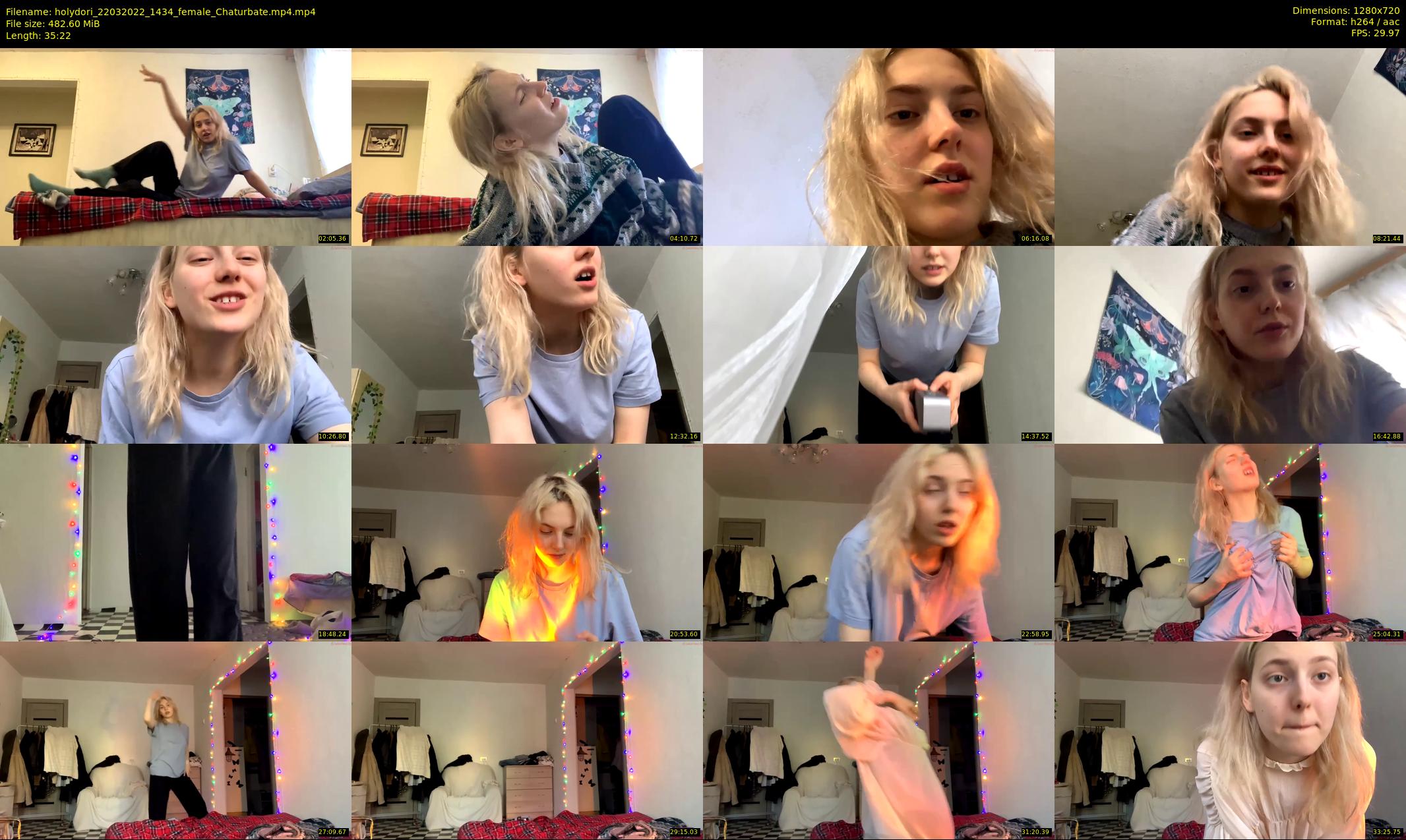 holydori — 36 minute Chaturbate female cam show recording, 720p, Mar 22, 2022