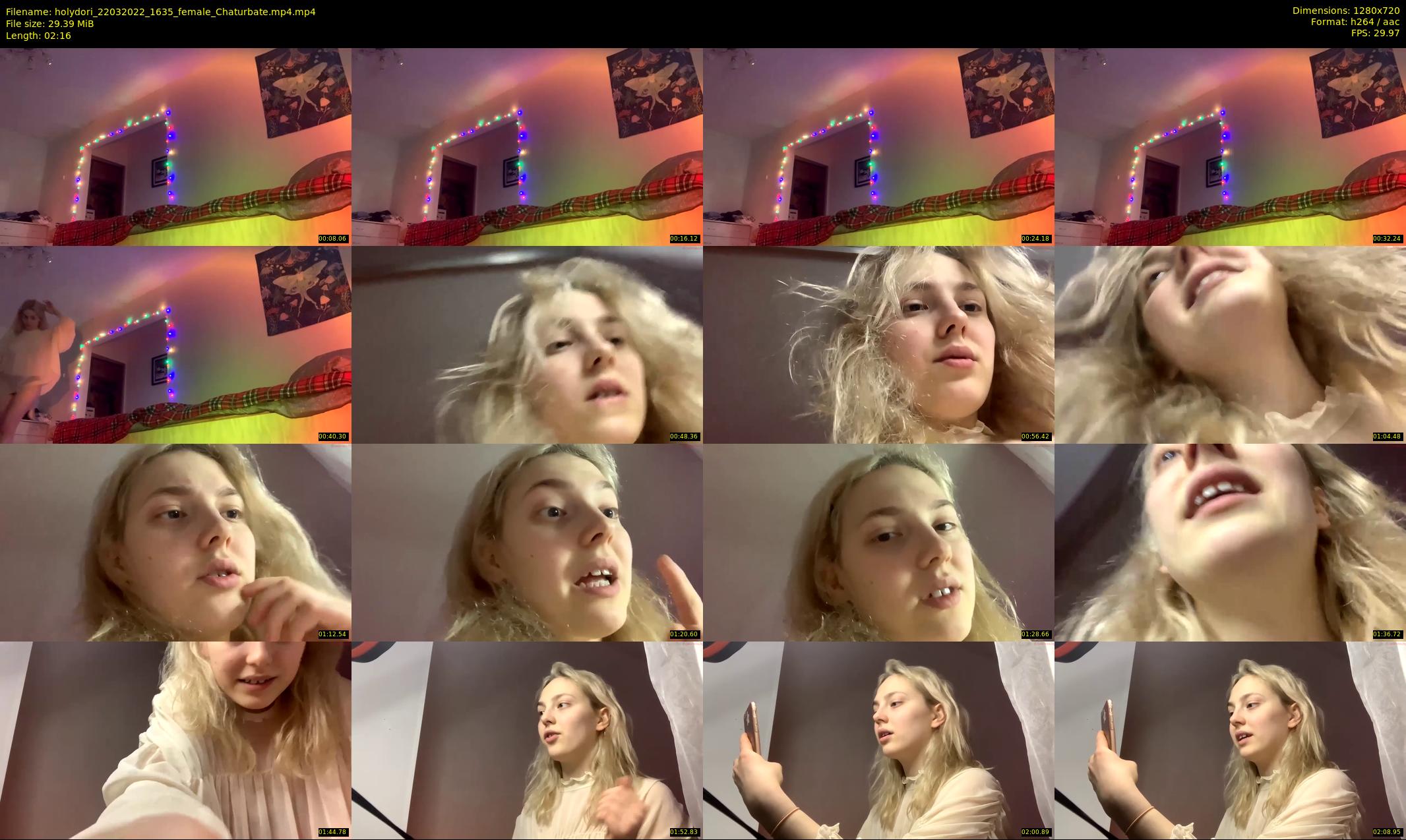 holydori — 3 minute Chaturbate female cam show recording, 720p, Mar 22, 2022