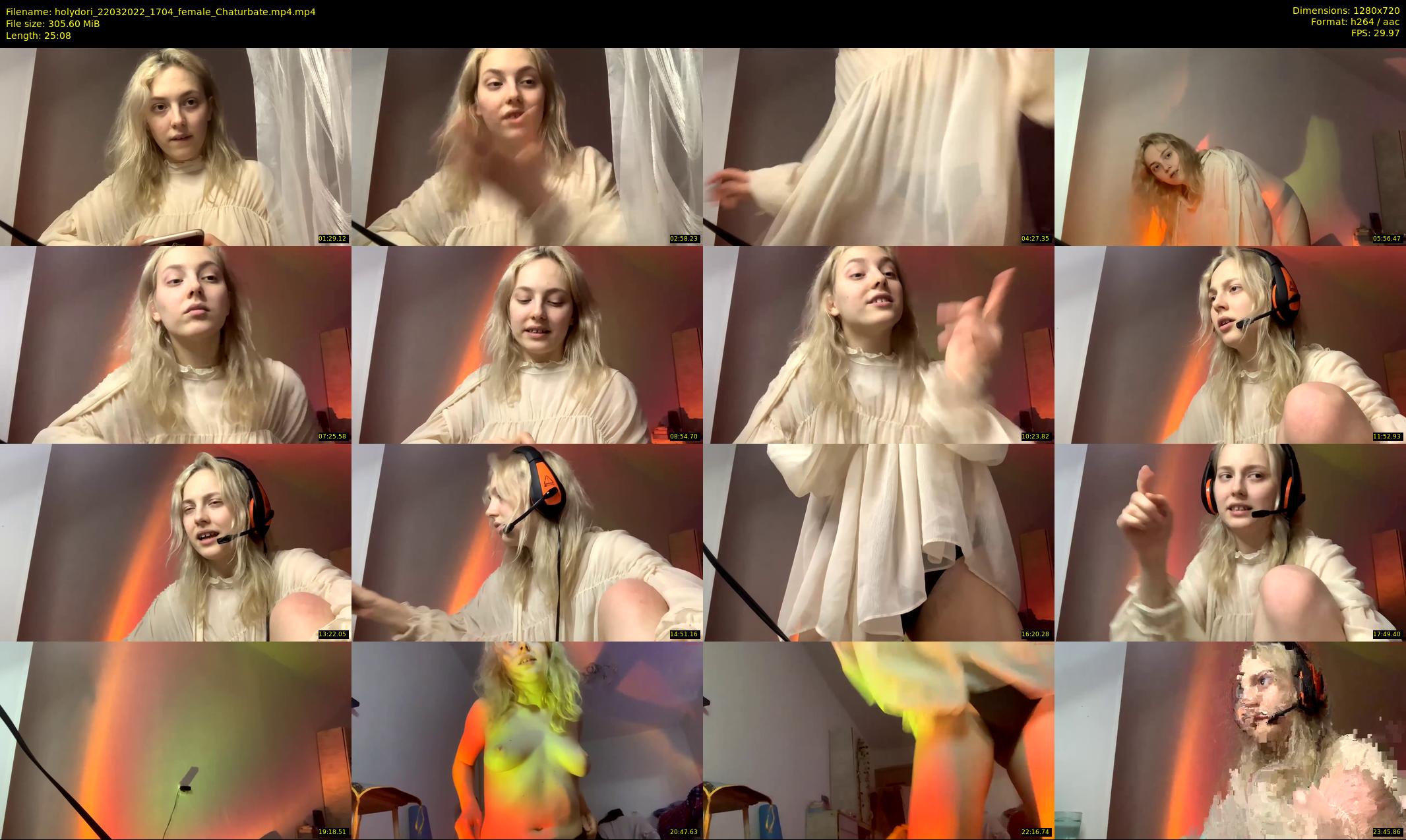 holydori — 26 minute Chaturbate female cam show recording, 720p, Mar 22, 2022