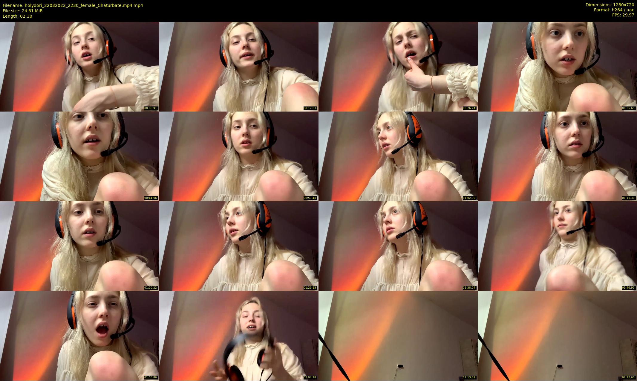 holydori — 3 minute Chaturbate female cam show recording, 720p, Mar 22, 2022