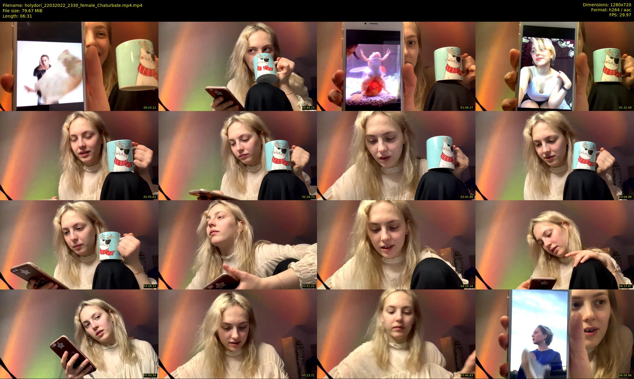 holydori — 7 minute Chaturbate female cam show recording, 720p, Mar 22, 2022