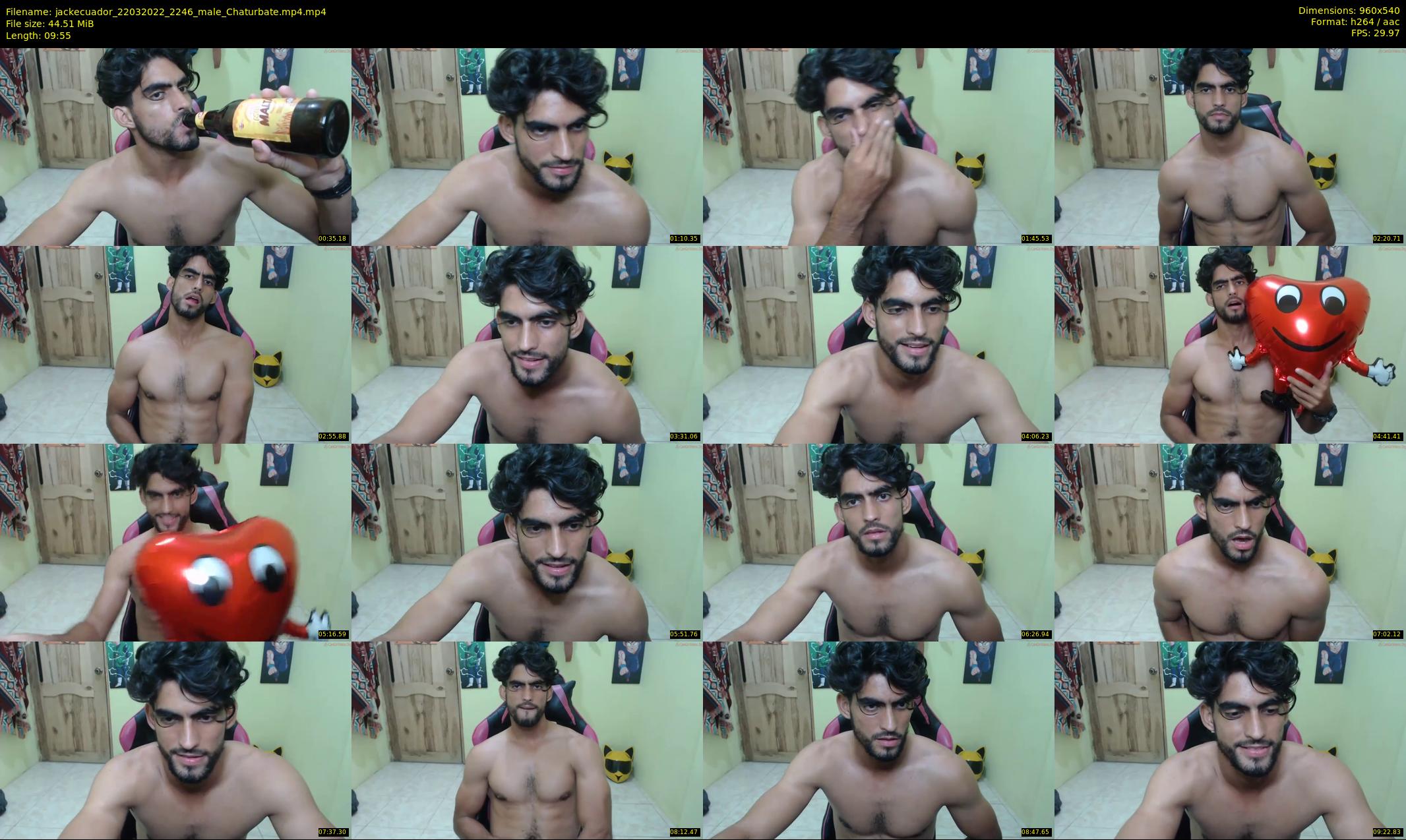 jackecuador — 10 minute Chaturbate male cam show recording, 480p, Mar 22, 2022