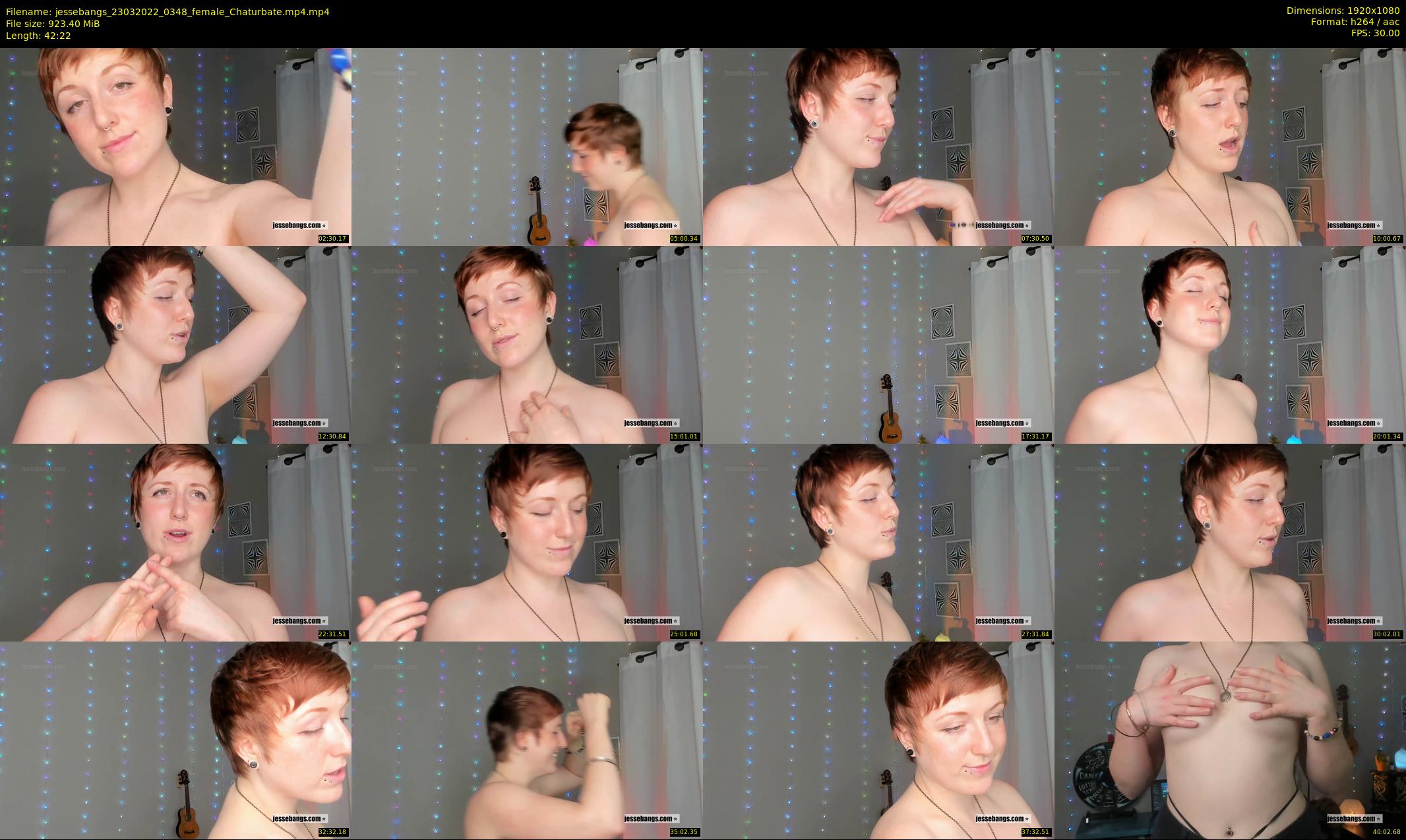 jessebangs — 43 minute Chaturbate female cam show recording, 1080p, Mar 23, 2022