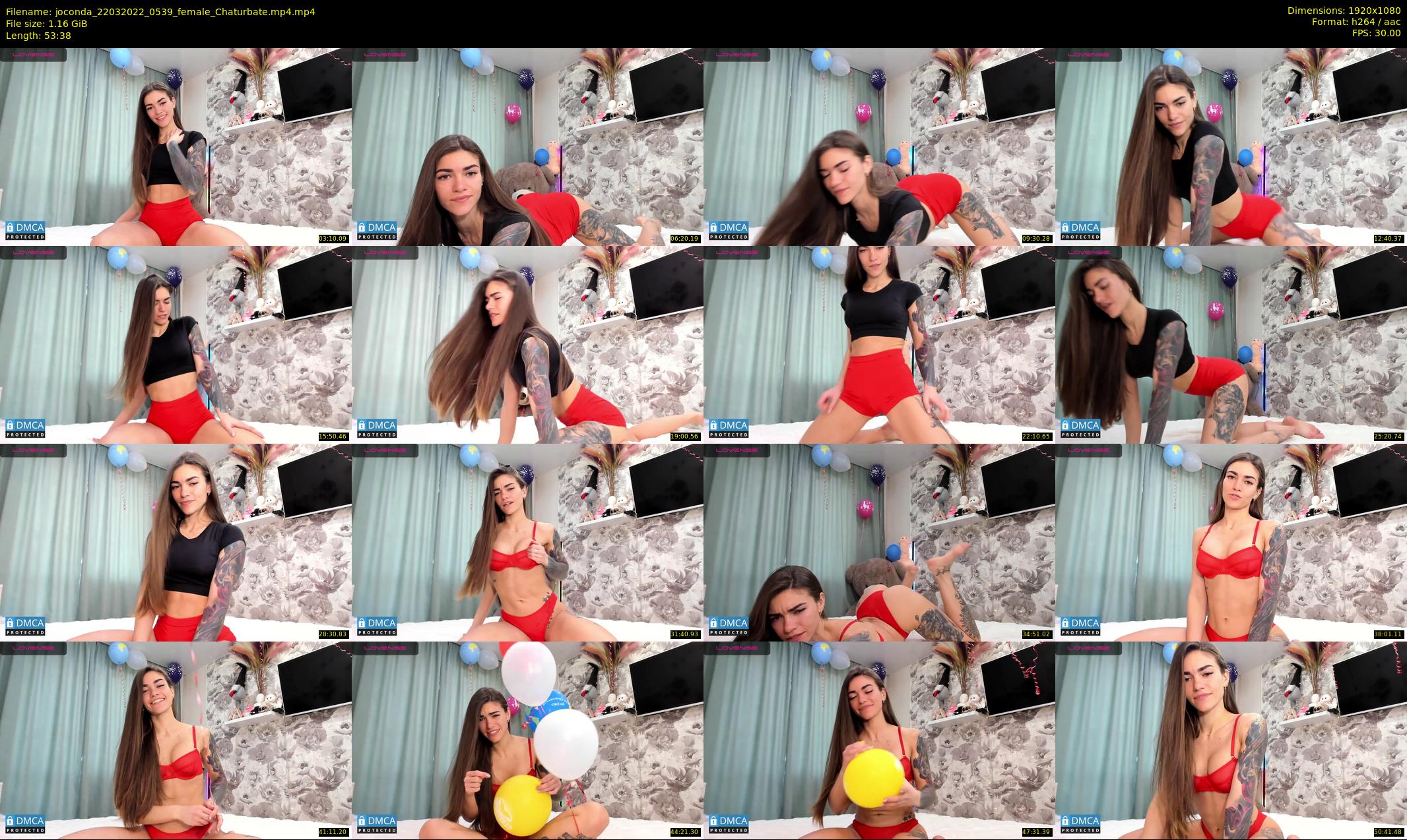 joconda — 54 minute Chaturbate female cam show recording, 1080p, Mar 22, 2022