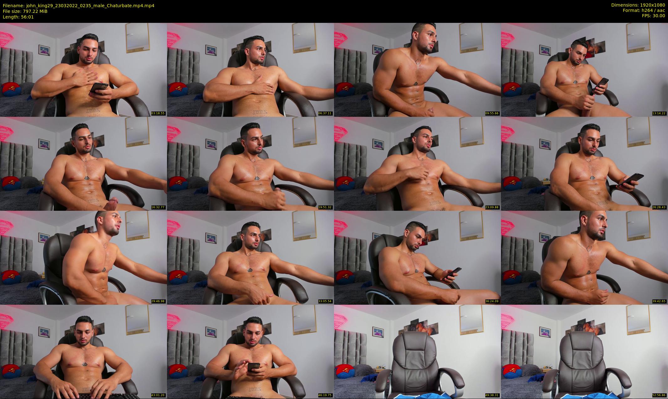 john_king29 — 57 minute Chaturbate male cam show recording, 1080p, Mar 23, 2022
