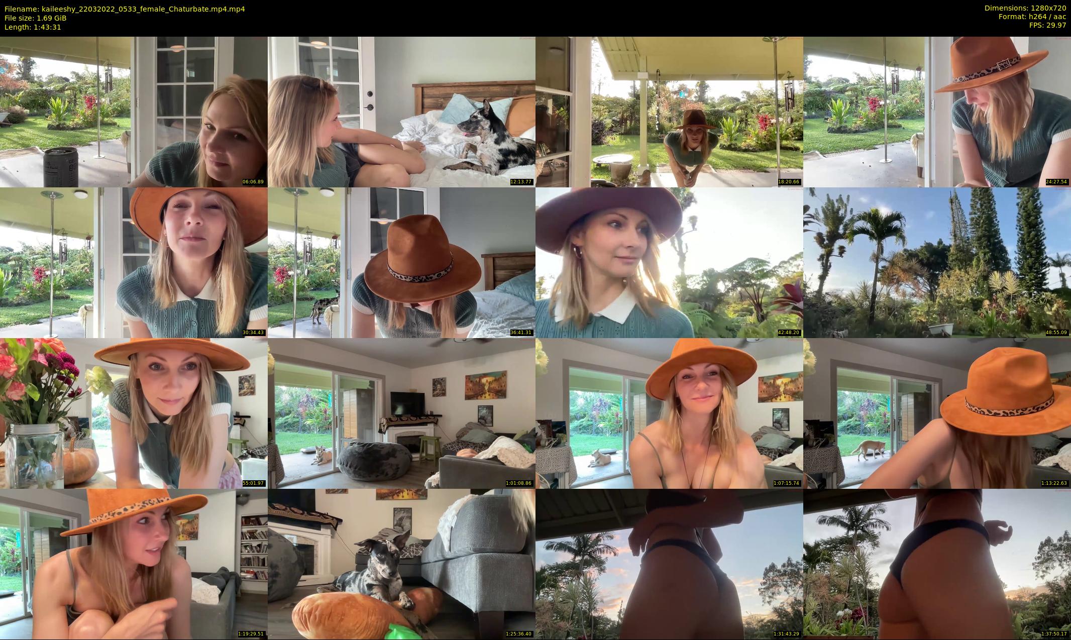 kaileeshy — 104 minute Chaturbate female cam show recording, 720p, Mar 22, 2022